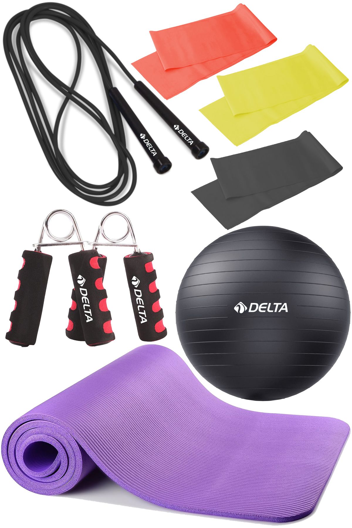 Elya Pilates 10 mm Minderli Pilates Seti - Evde Kolay Antrenman İçin İdeal!