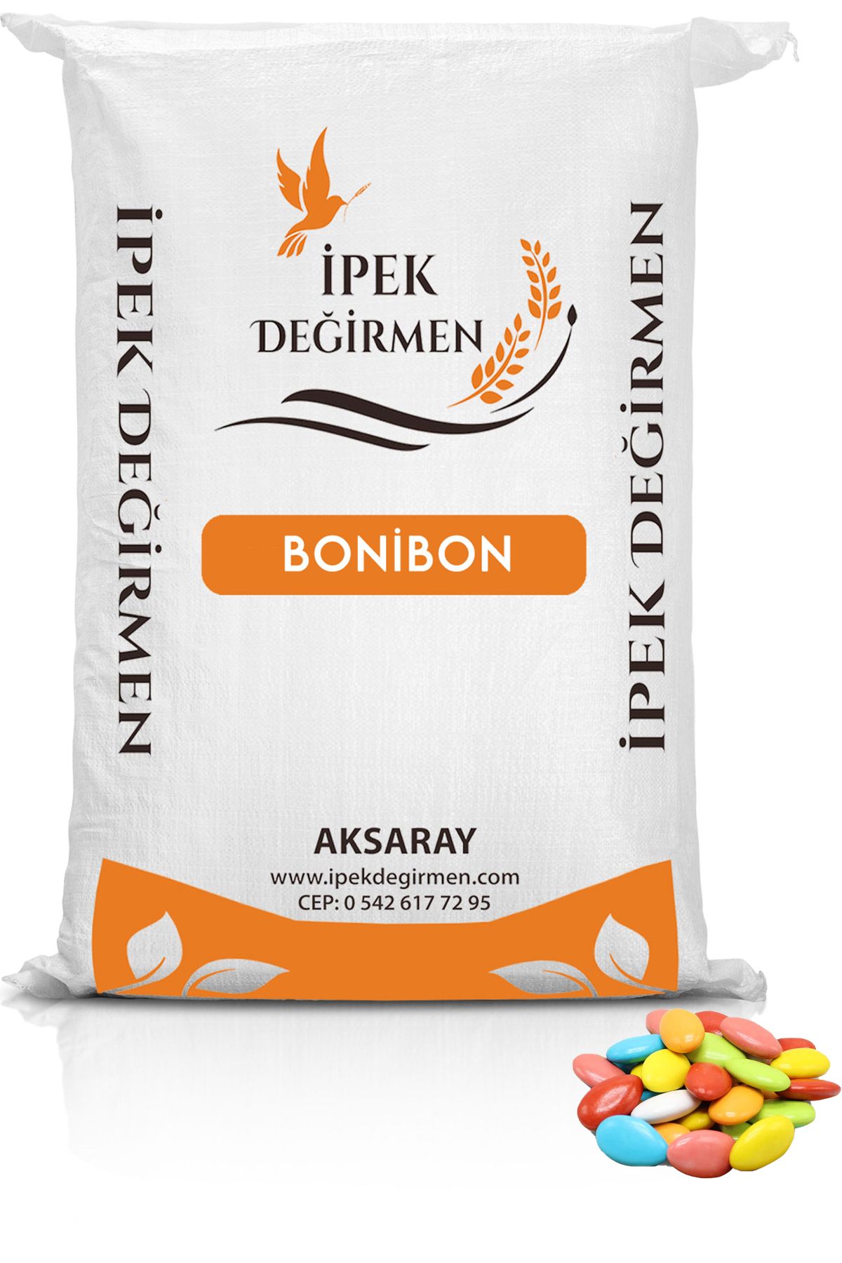 İpek Değirmen Lüks Kuruyemiş Çerez Draje Renkli Bonibon Şeker 1 Kg