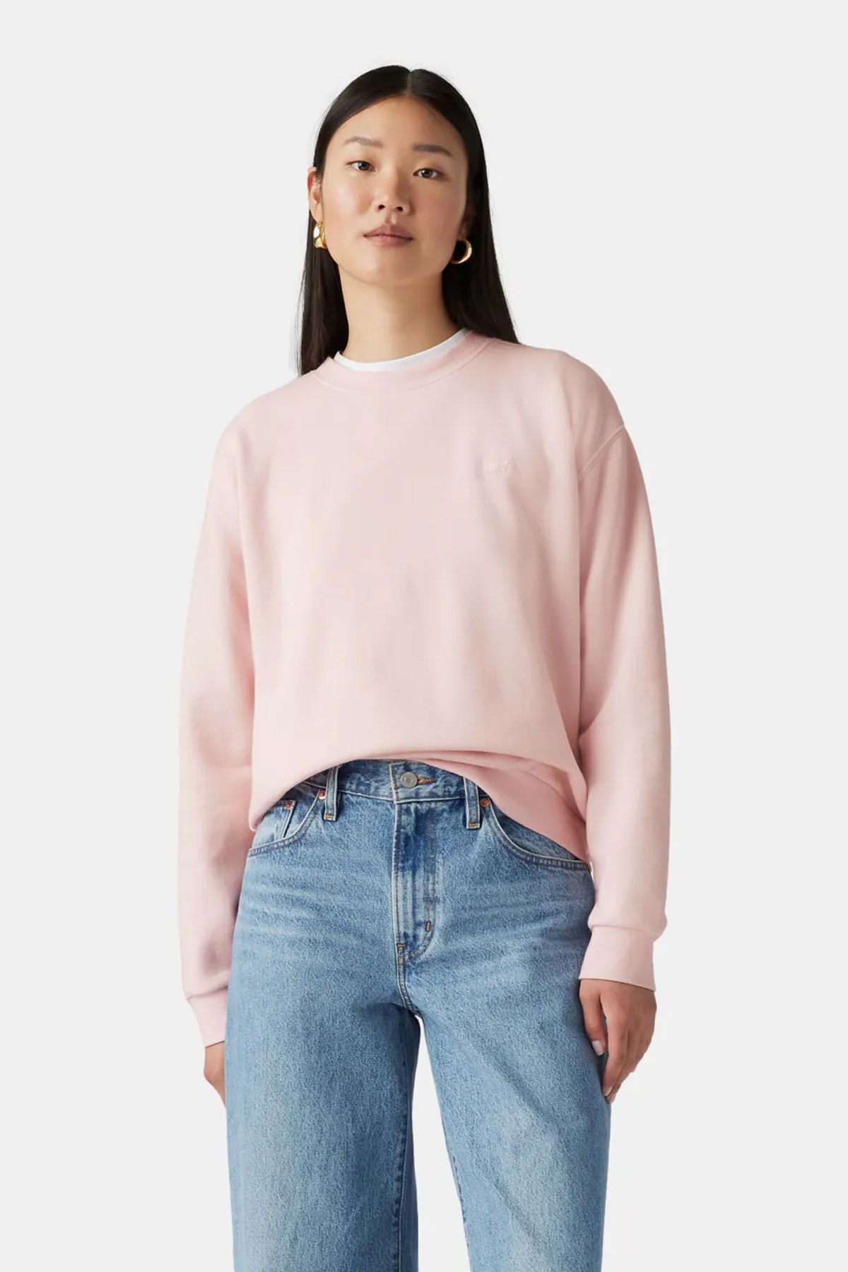 Levi's Everyday Potpourri Fleece Kadın Sweatshirt Pembe A5942-0028