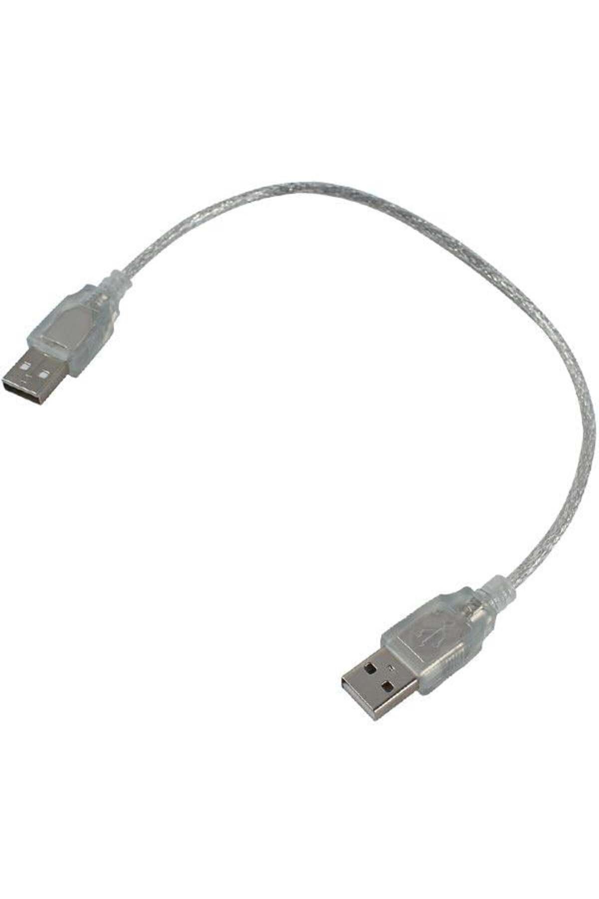 NZM TİCARET 50 Cm Şeffaf Usb Erkek-erkek Kablo