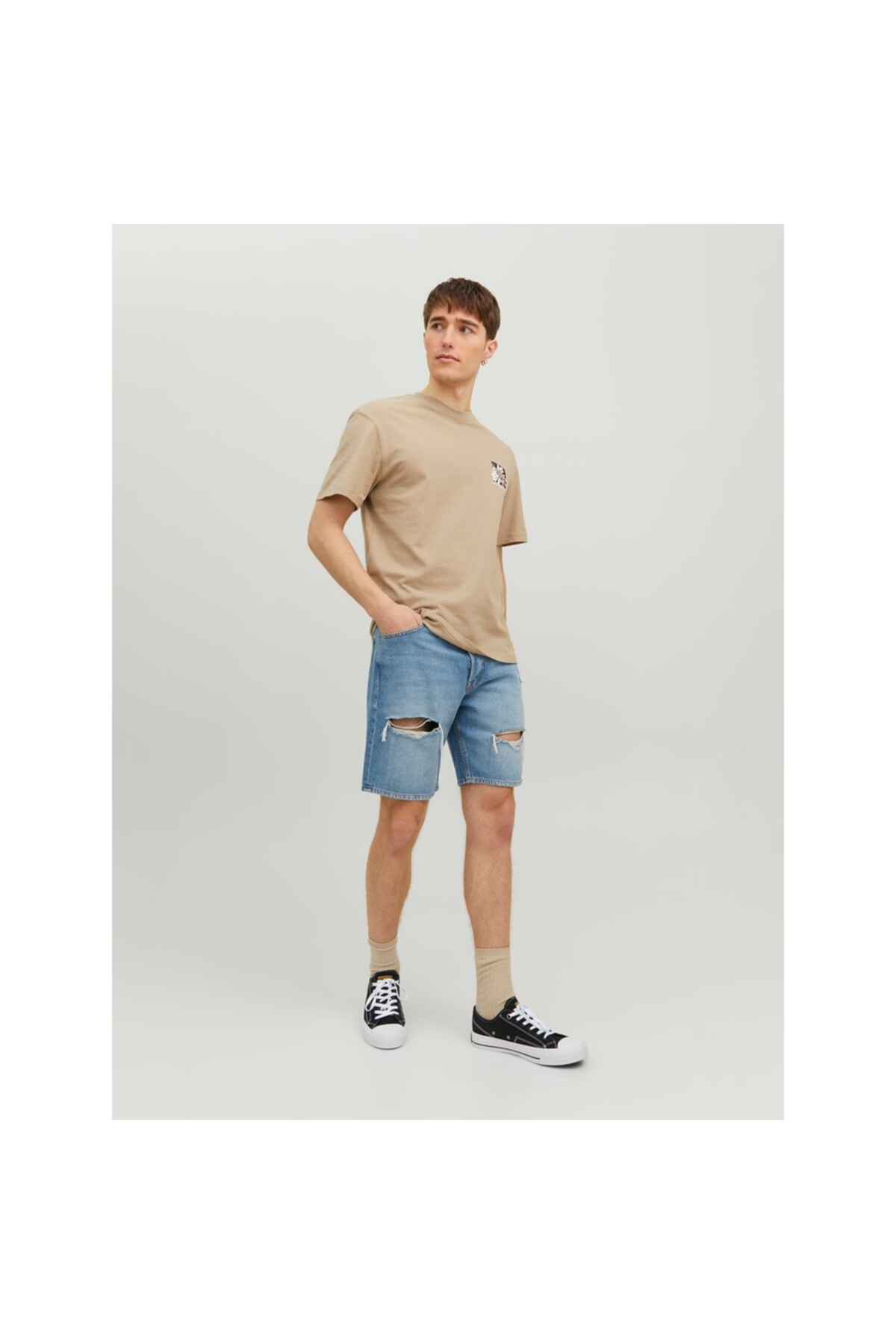 شلوارک مردانه راسته فاق کوتاه | جک اند جونز Jack & Jones 12223604 - تصویر 7