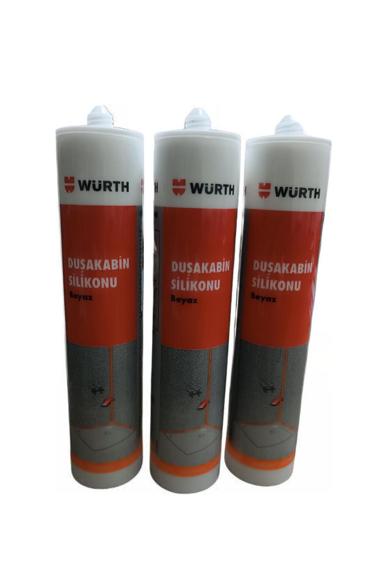 Würth Duşakabin Silikonu (3 Adet)