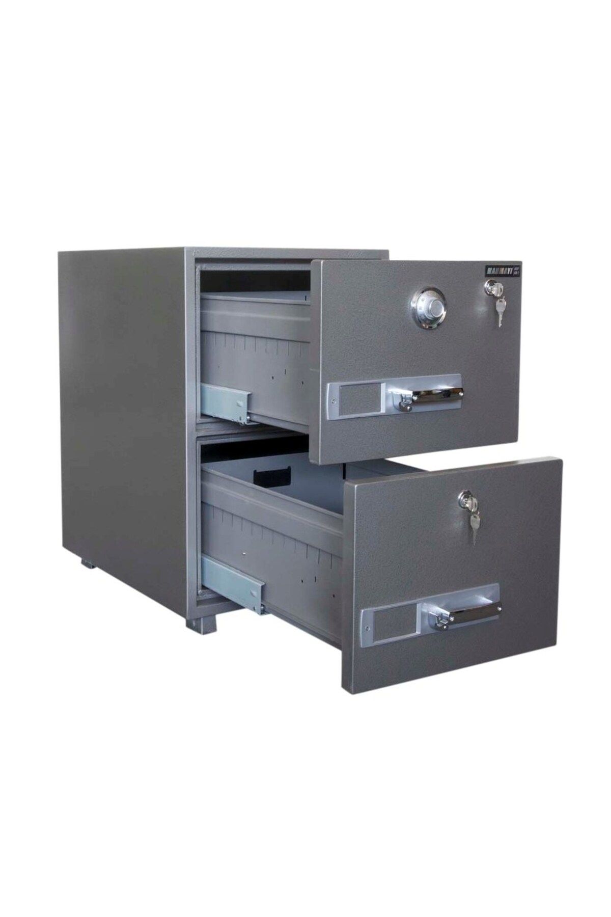 Mahmayi-Secureplus 680-2Dk 2 Dial Lockable Drawer Storage Fire Filing (2 Drawer, Key + Dial) 4