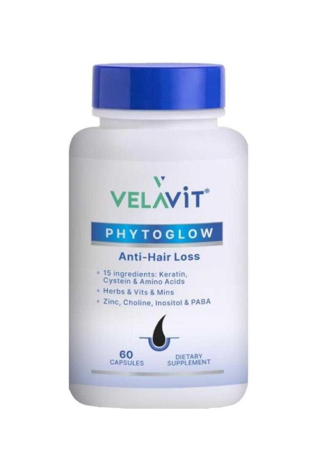 Velavit Phytoglow Anti Hair Loss 60 Kapsül