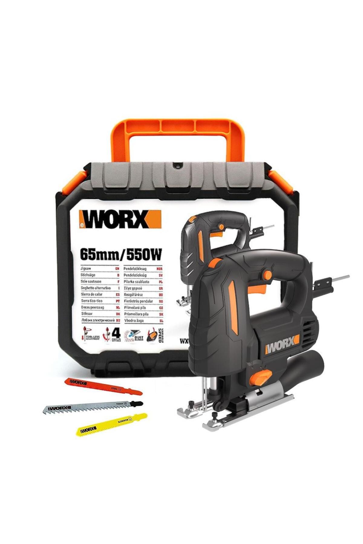 WORX WX463 550Watt Devir Ayarlı Profesyonel Dekupaj Testere