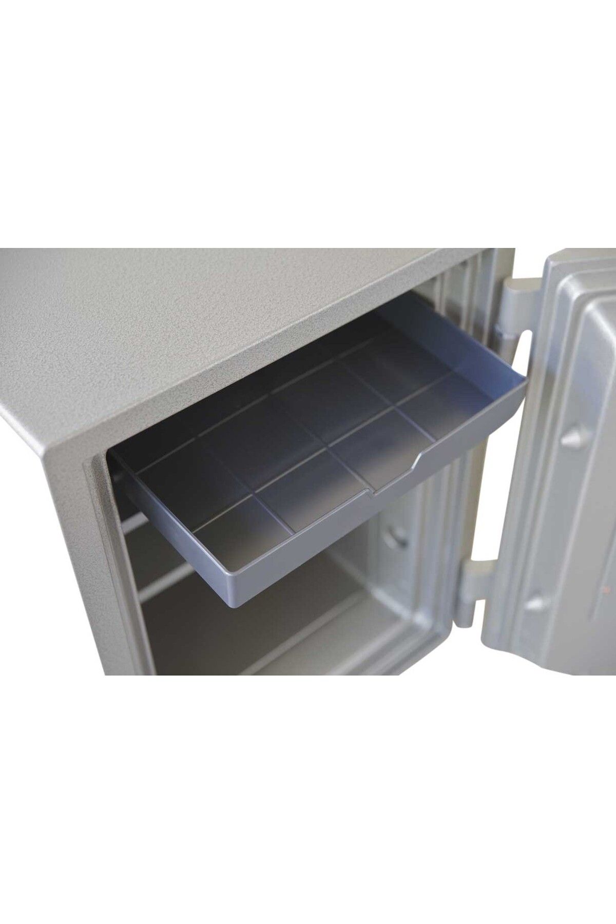 Mahmayi-Secure 105 Fire Safe Secure Functional Organiser with Dial and Key- W49.4cm x D55cm x H71.8cm (Grey) 2