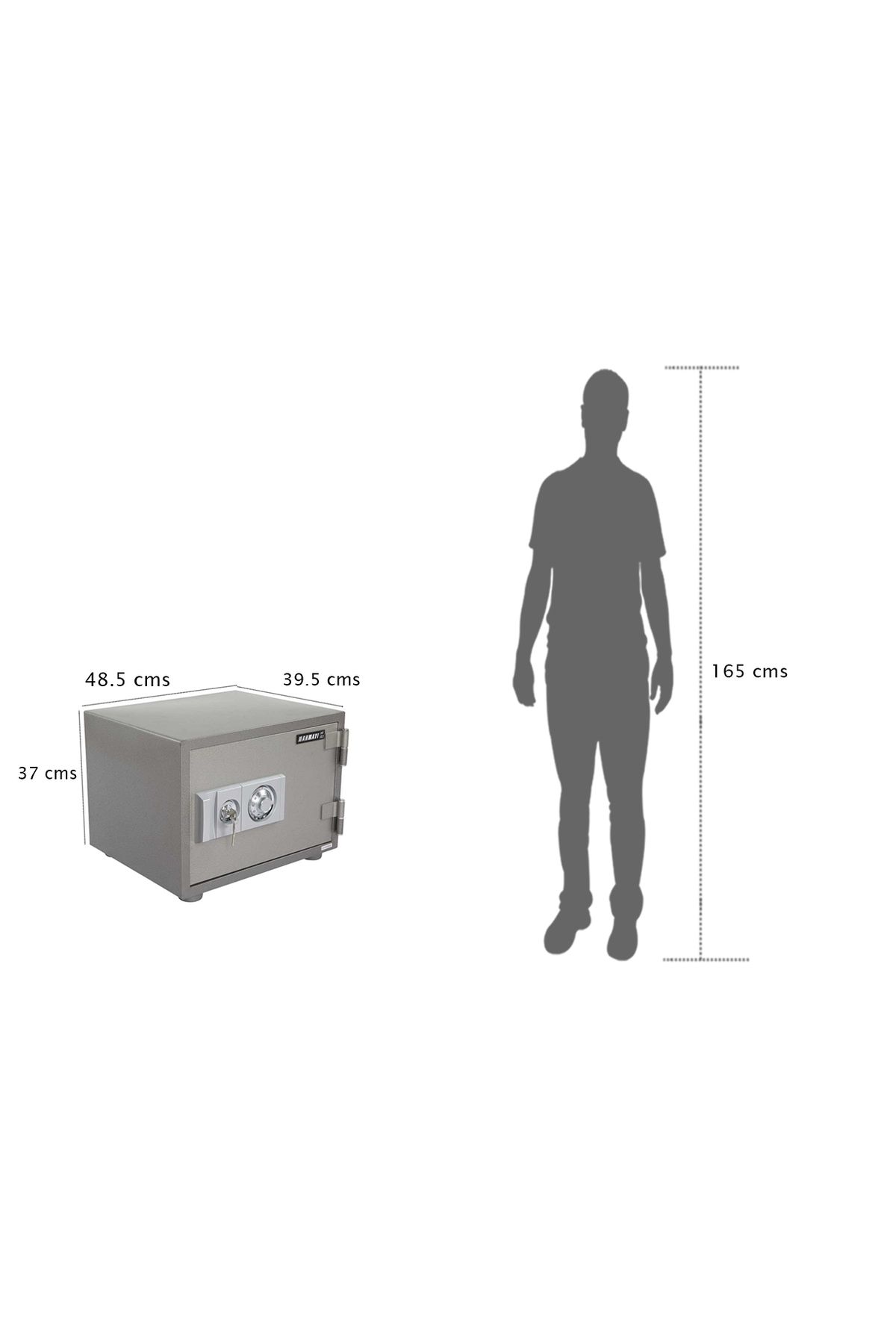 Mahmayi-Secure SD103 Dial and Key Fire Safe Secure Functional Organiser for Money Document-51Kgs 5