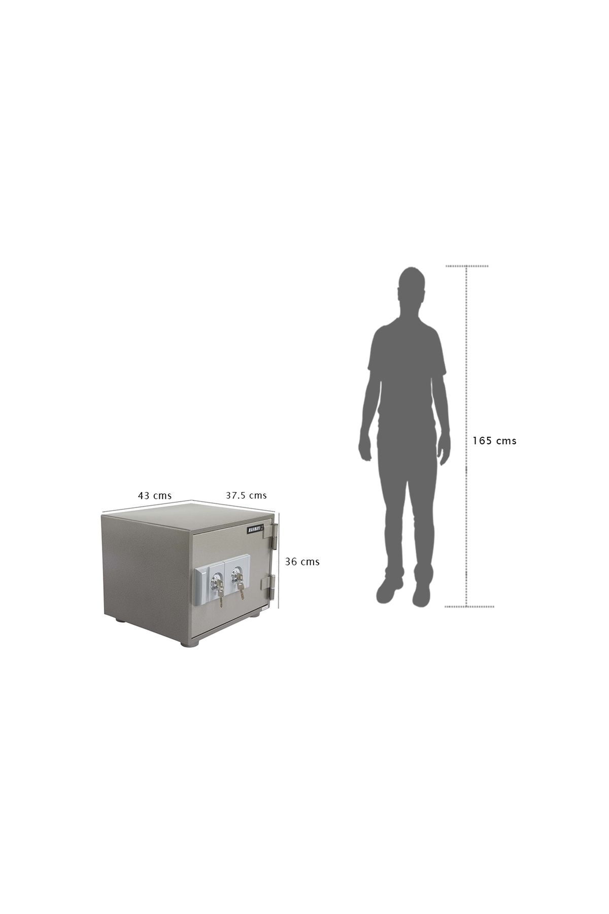 Mahmayi-Secure SD102 Safe (Safe With Key + Key) 4
