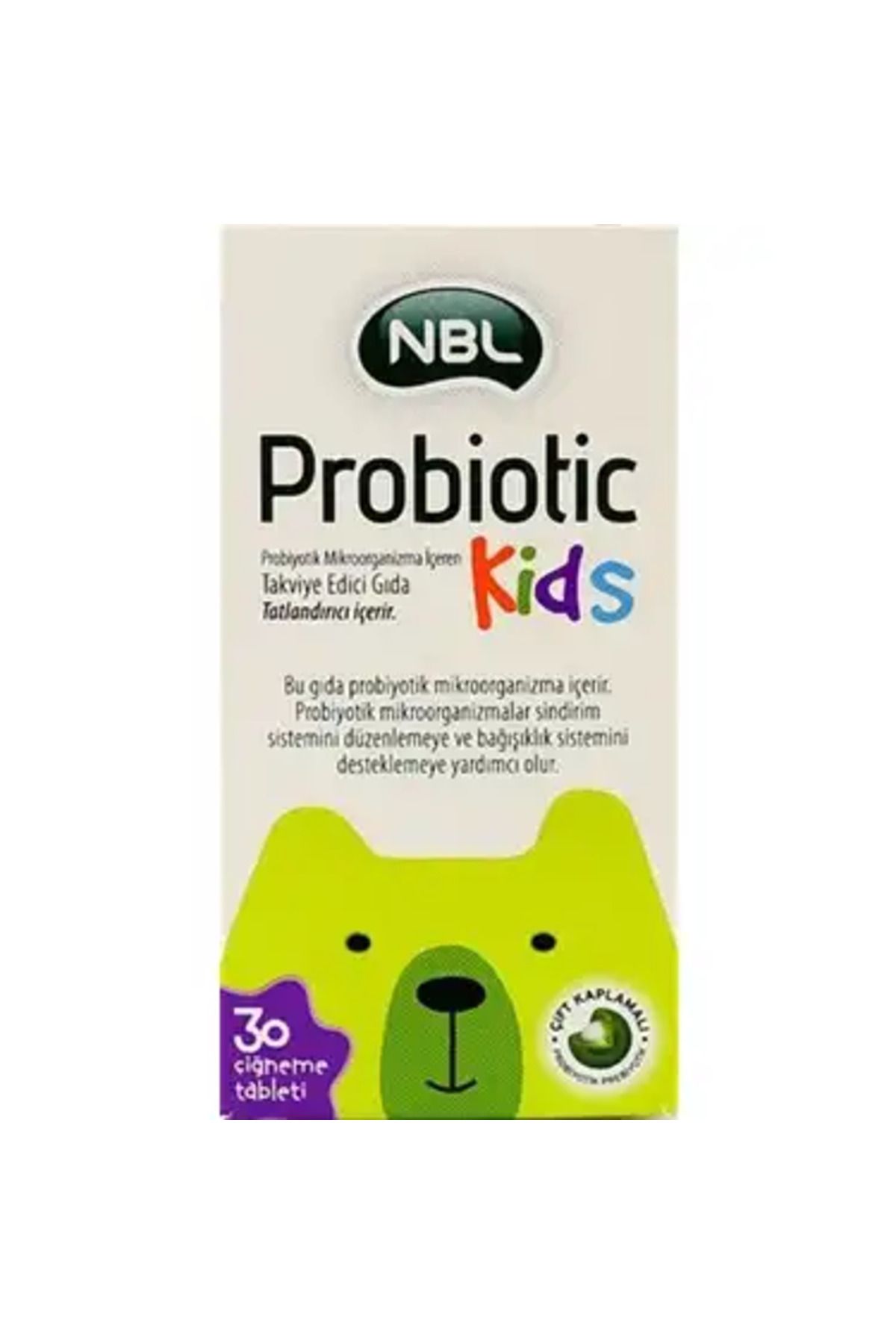 NBL PROBIOTIC KIDS 30 ÇİĞNEME TABLETİ PROBİYOTİK MİKROORGANİZMA