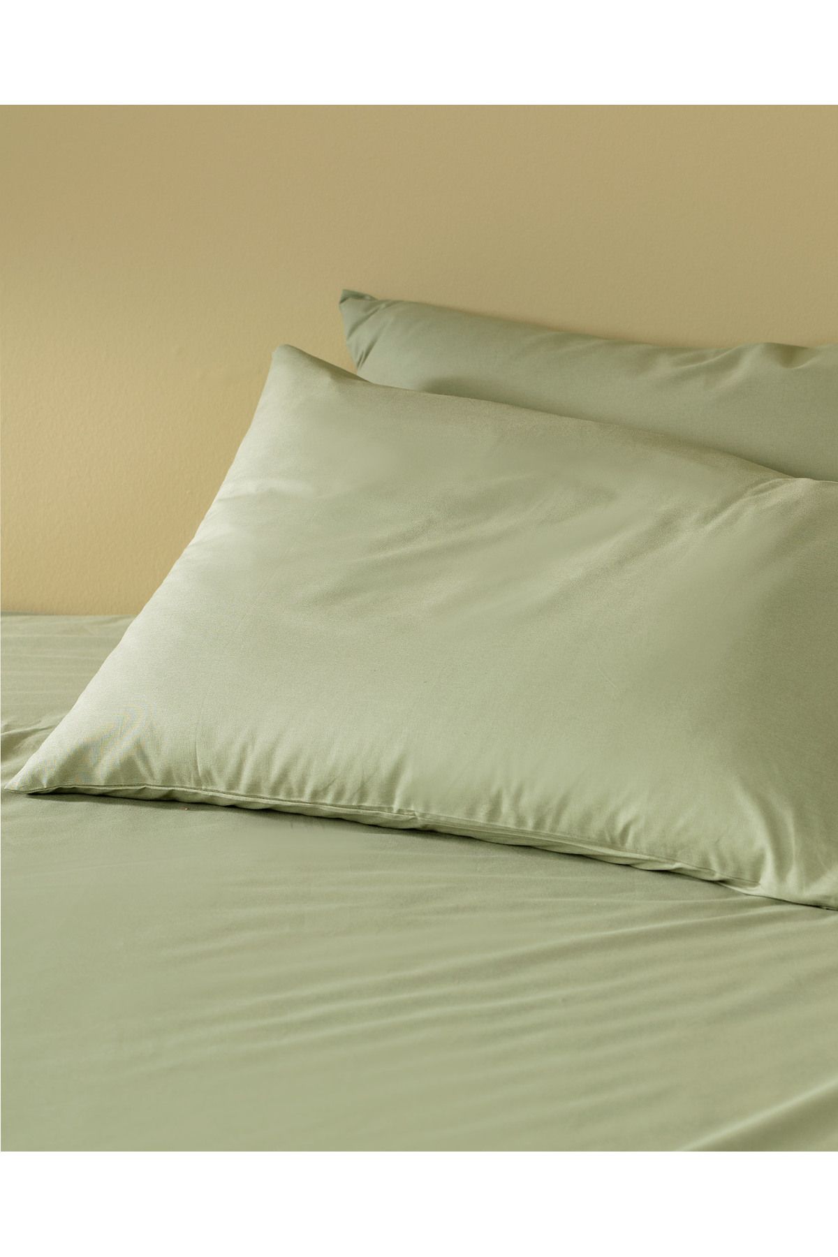Madame Coco-Manon Double 100% Cotton Ranforce Fitted Sheet Set - Khaki 2