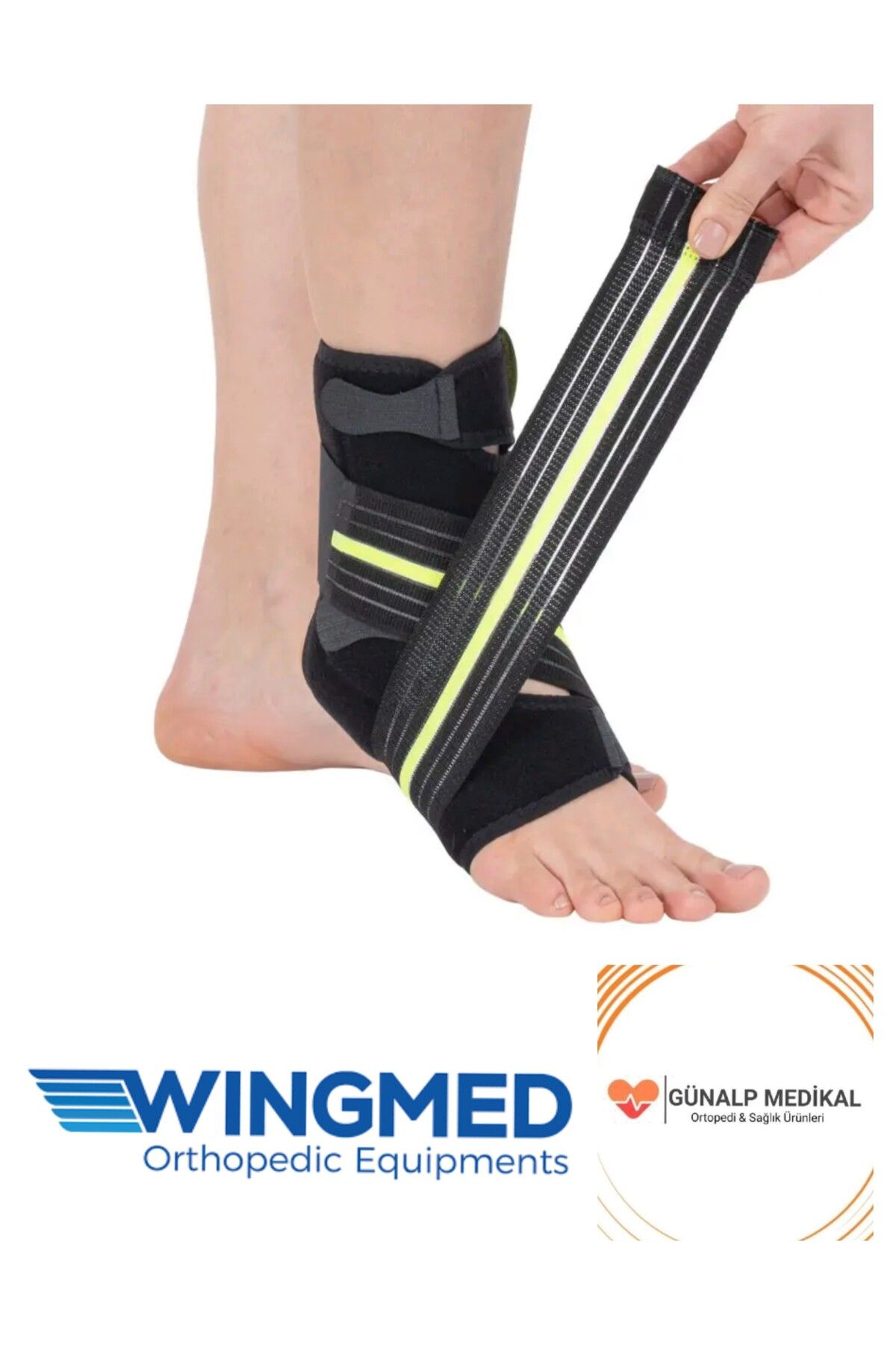 Wingmed W606
Ligament Destekli Ayak Bileklik +8 Bandajı