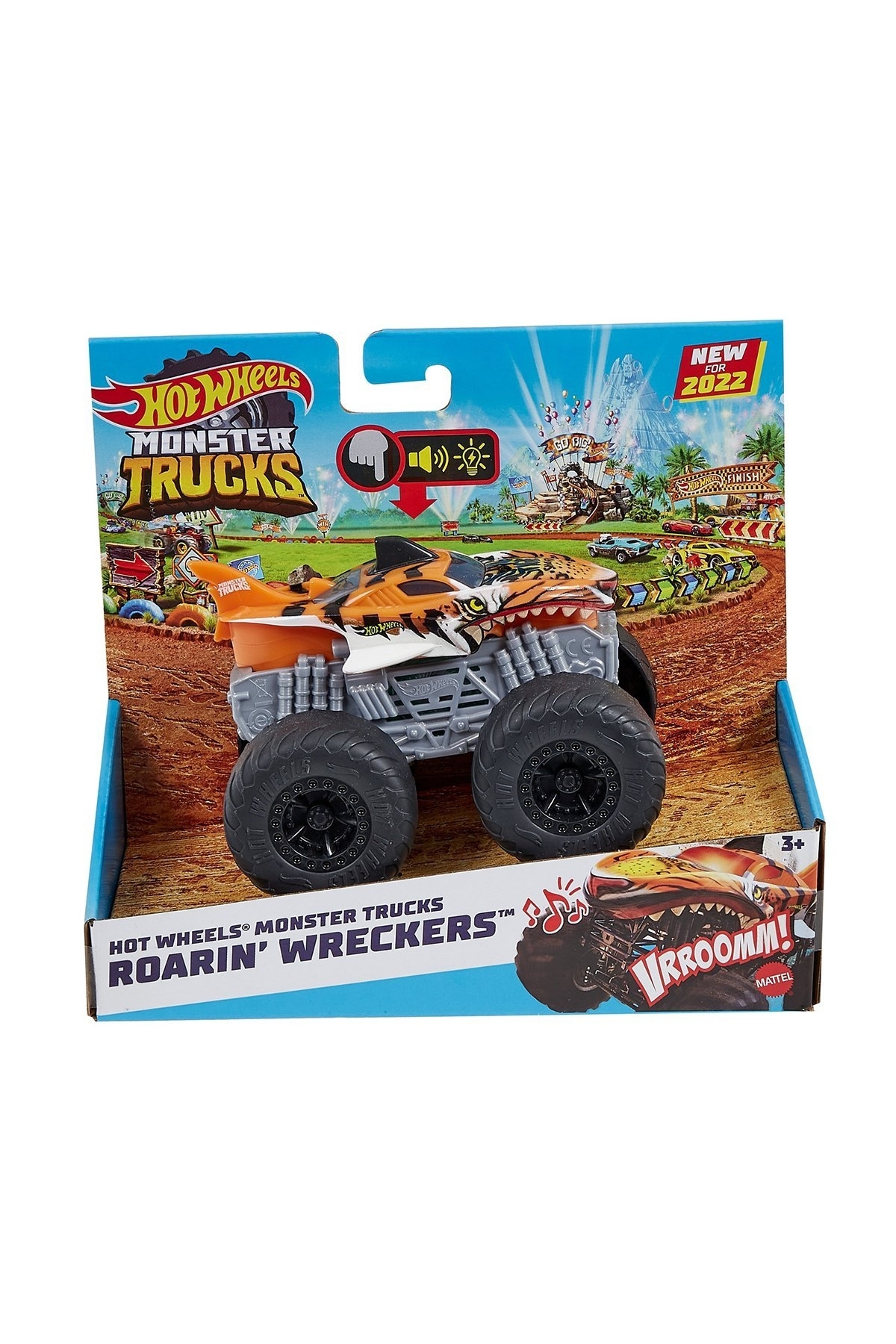 HOT WHEELS HDX60 Hot Wheels Monster Trucks 1:43 Kükreyen Arabalar