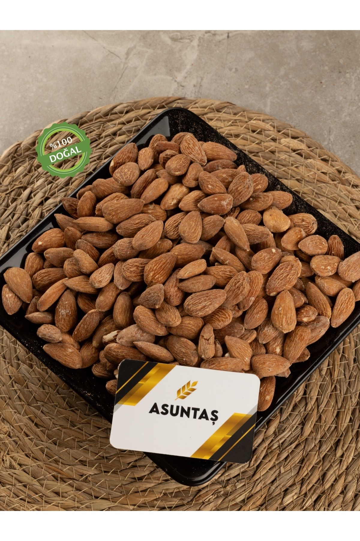 ASUNTAŞ Kavrulmuş Taze Jumbo Badem Vakumlu 1kg