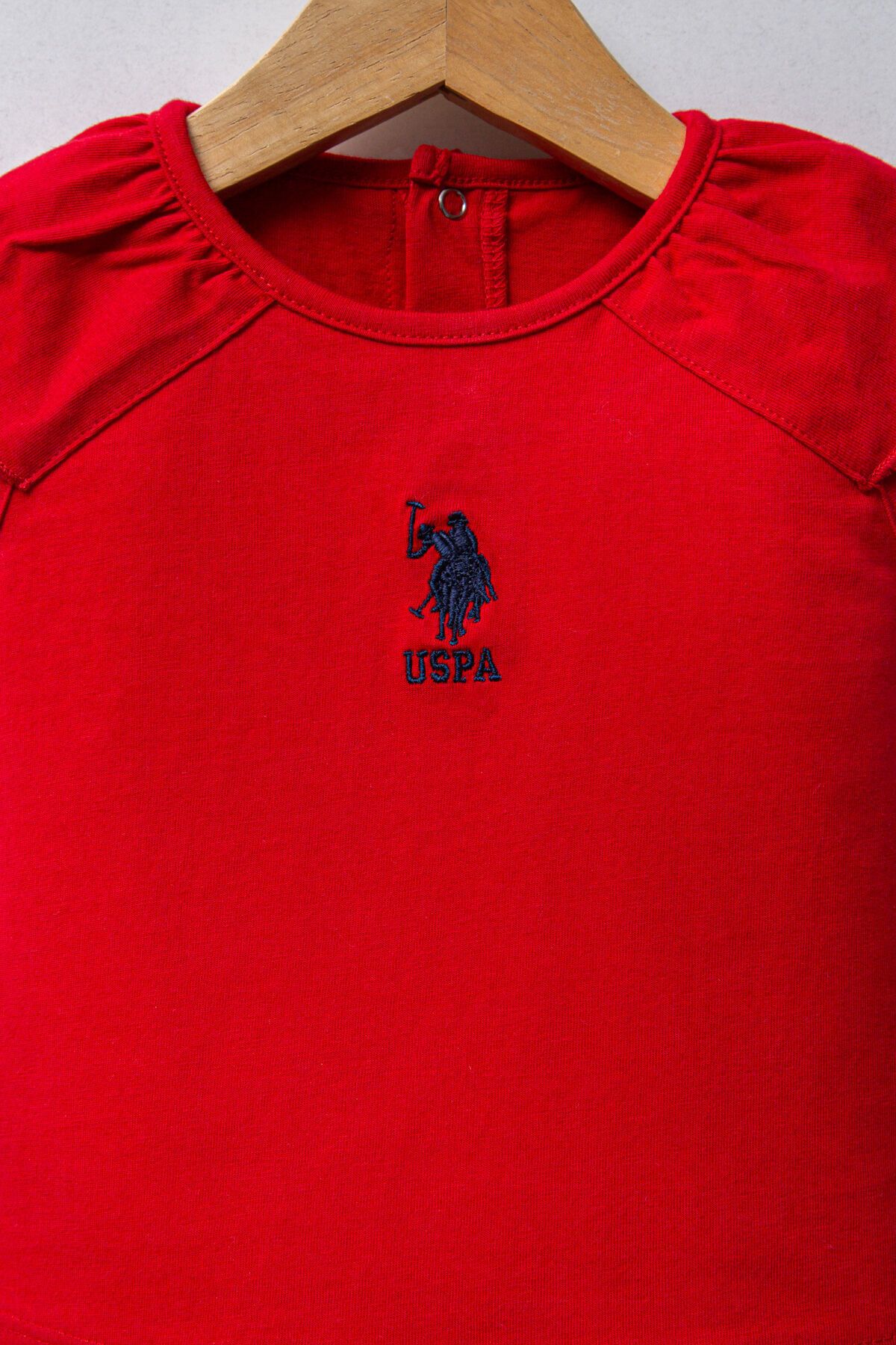 U.S. Polo Assn.-يو اس بولو اسن. طفلة بدلة طفل أحمر 2