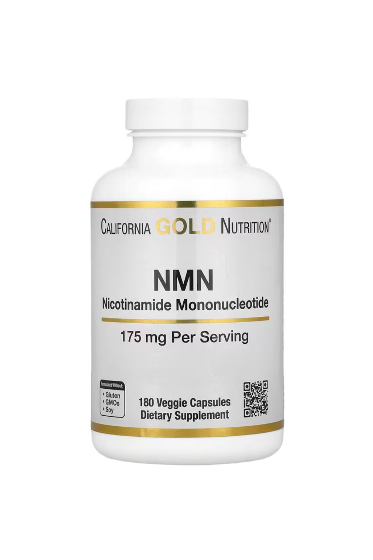 California Gold Nutrition , Nmn, 175 Mg , 180 Veggie Capsules vr55