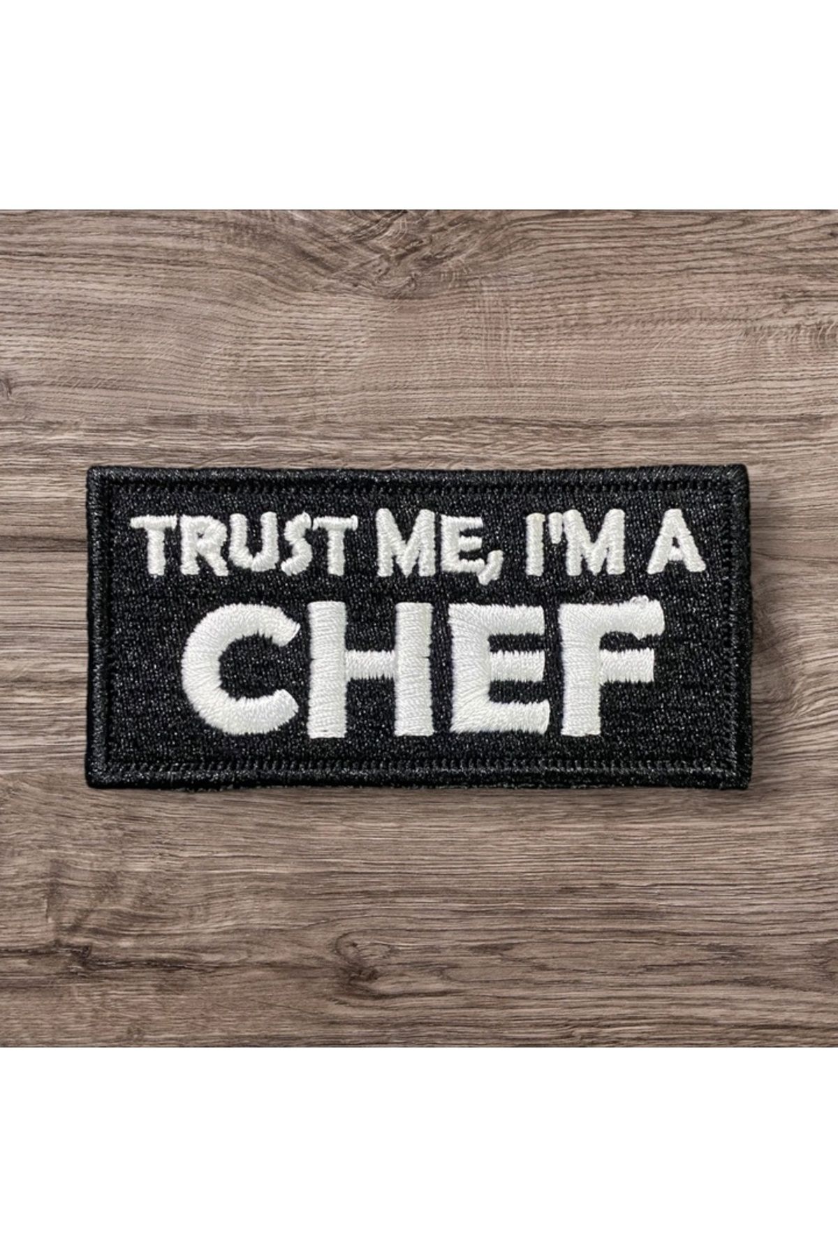 Ex Patch-Trust Me I'M a Chef Peçi Coat of Arms Patch 8 X 5 cm 1