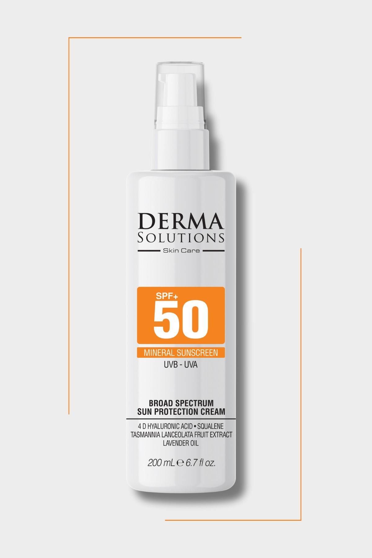 DermaSolutions Derma Solutions SPF 50+ Güneş Kremi 200ml