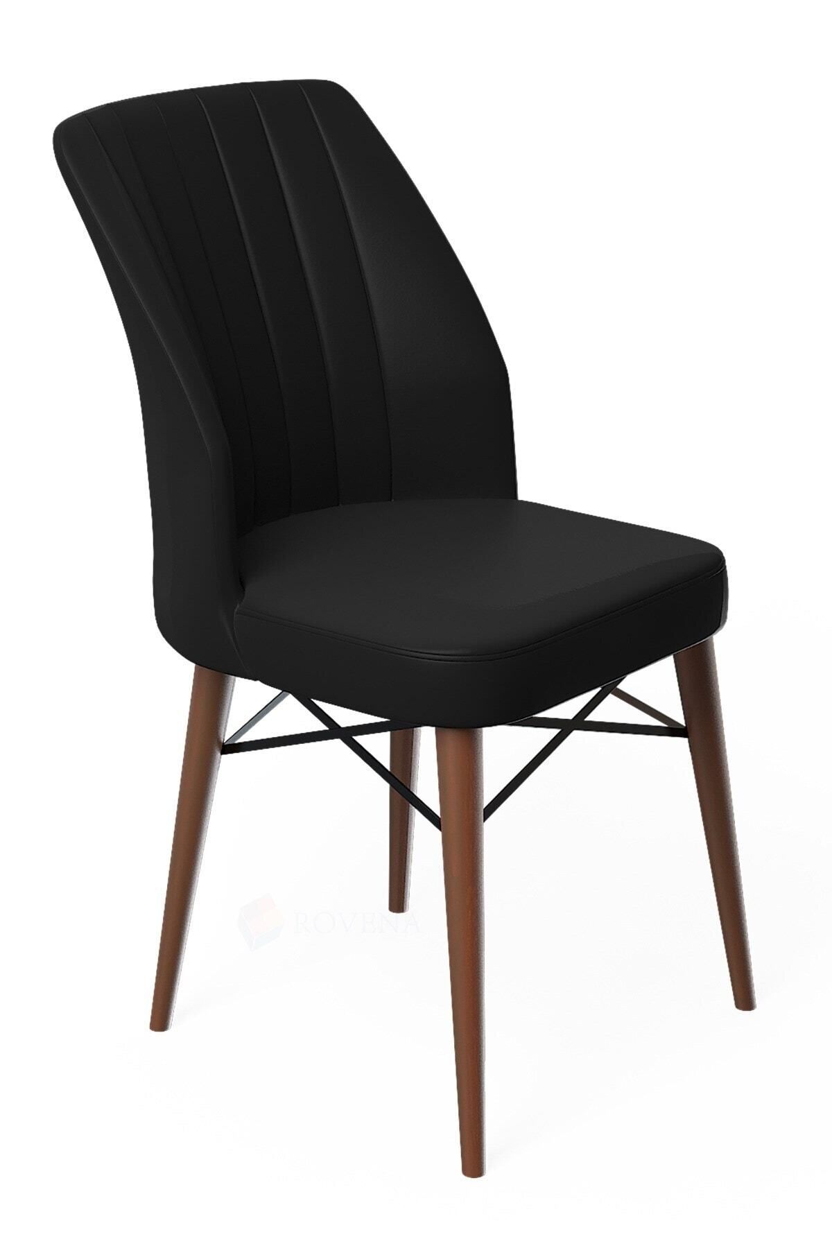 Rima Barok Desen 70x110 Mdf Sabit Yemek Masası Takımı 4 Adet Sandalye-3