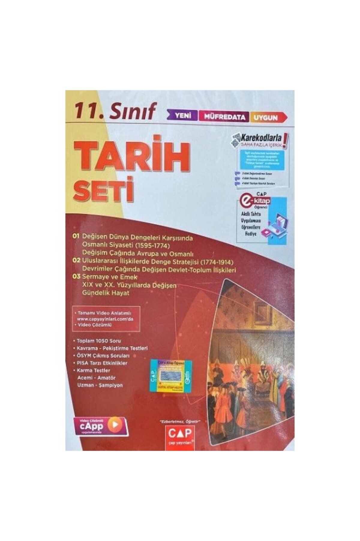 Çap Yayınları Çap 11. Sınıf Tarih Seti Parlayan Proje Ayraç Hediye