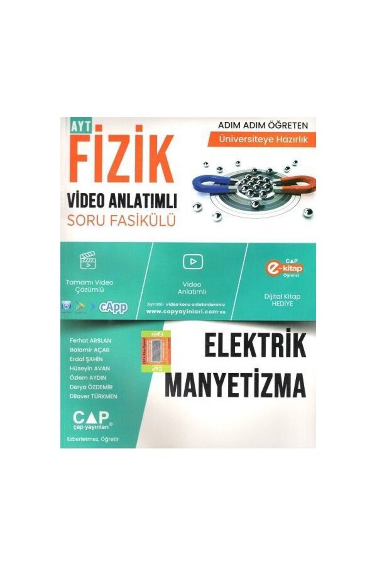 Parlayan Projeler Çap Fizik Elektrik Manyetizma Konu Anlatımlı Soru Bankası Parlayan Proje Ayraç Hediye