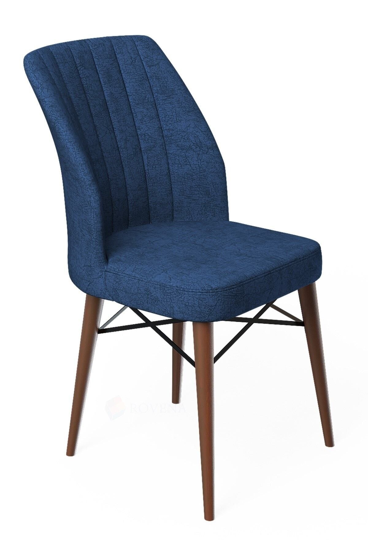 Rima Barok Desen 70x110 Mdf Sabit Yemek Masası Takımı 2 Adet Sandalye-3
