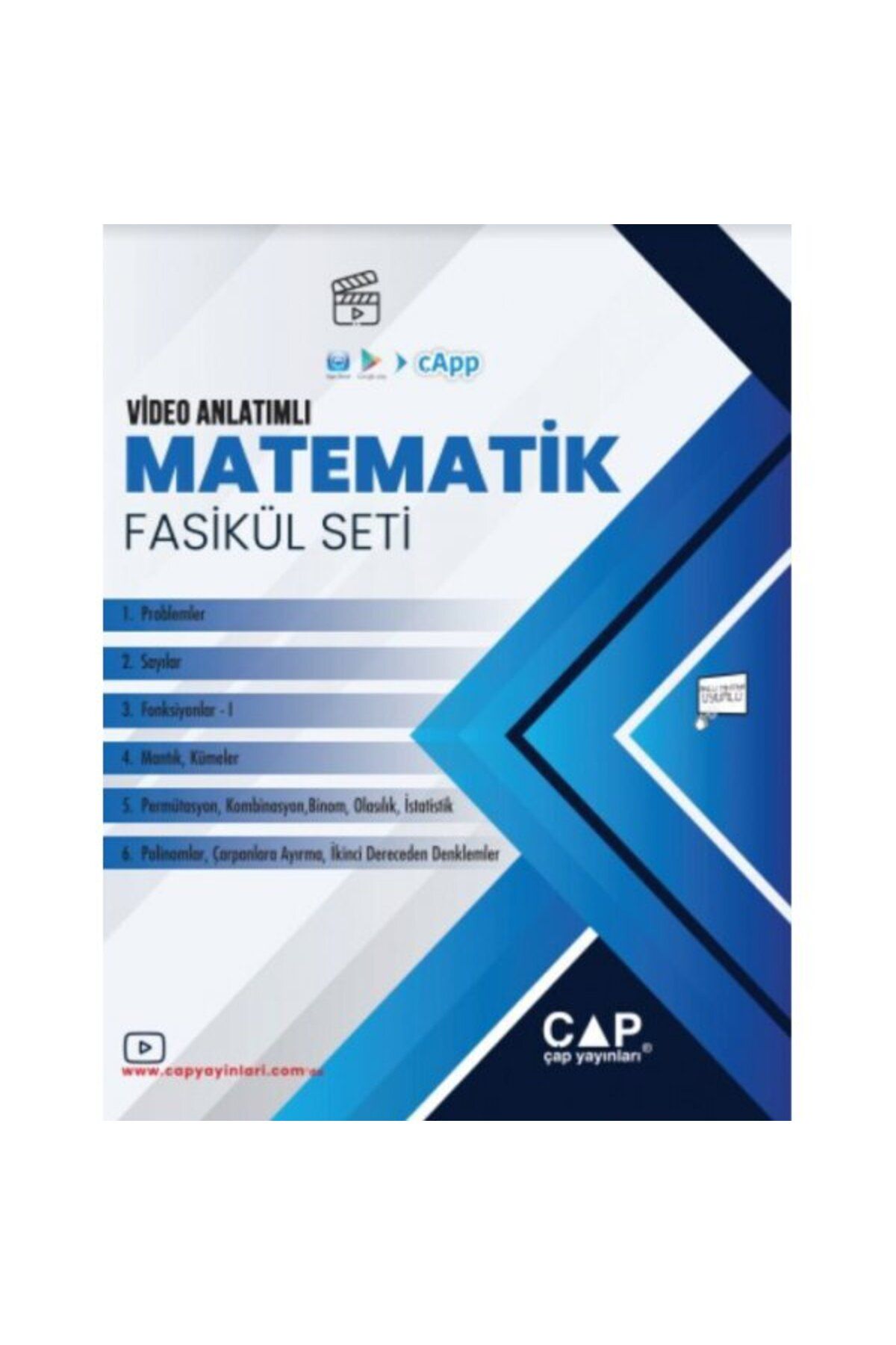 Parlayan Projeler Çap TYT Matematik Seti Tamamı Video Çözümlü Parlayan Proje Ayraç Hediye
