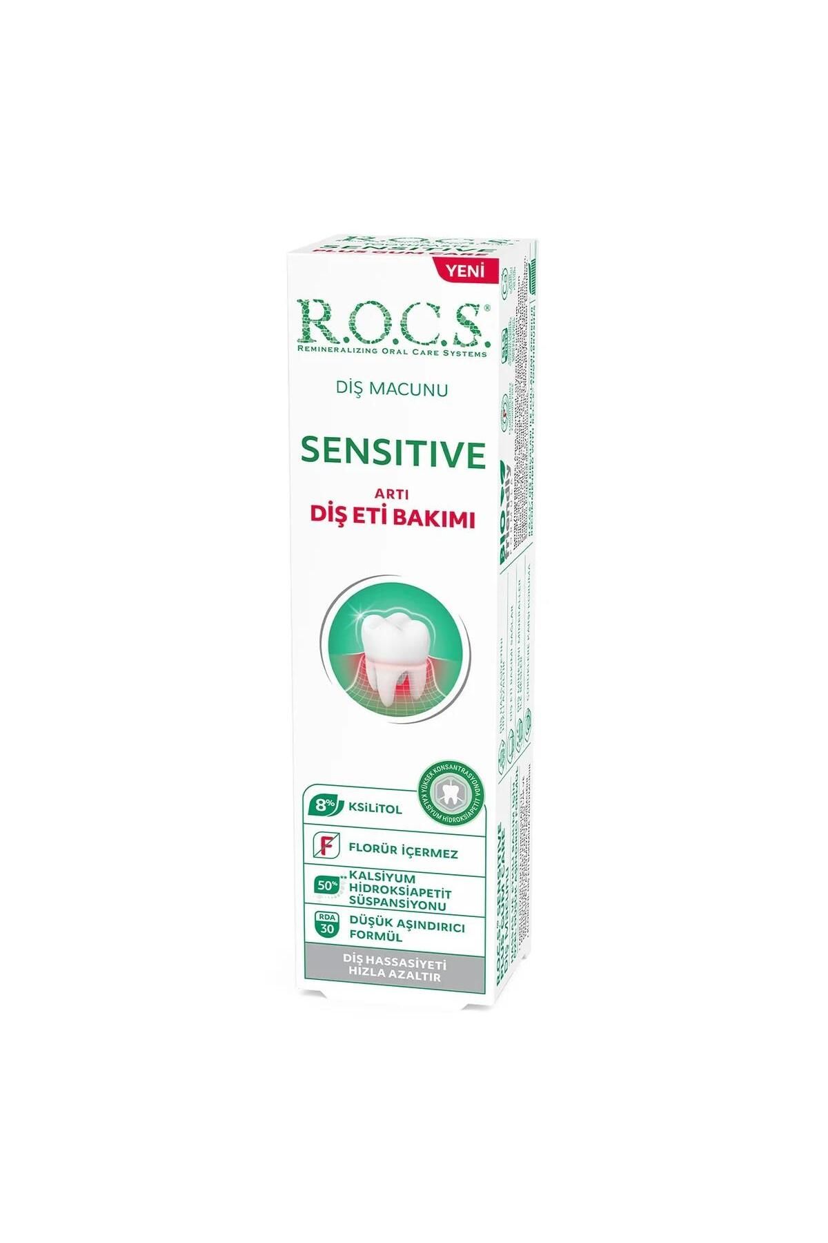 R.O.C.S. ROCS Sensitive Artı Diş Eti Bakımı Diş Macunu 75 ml