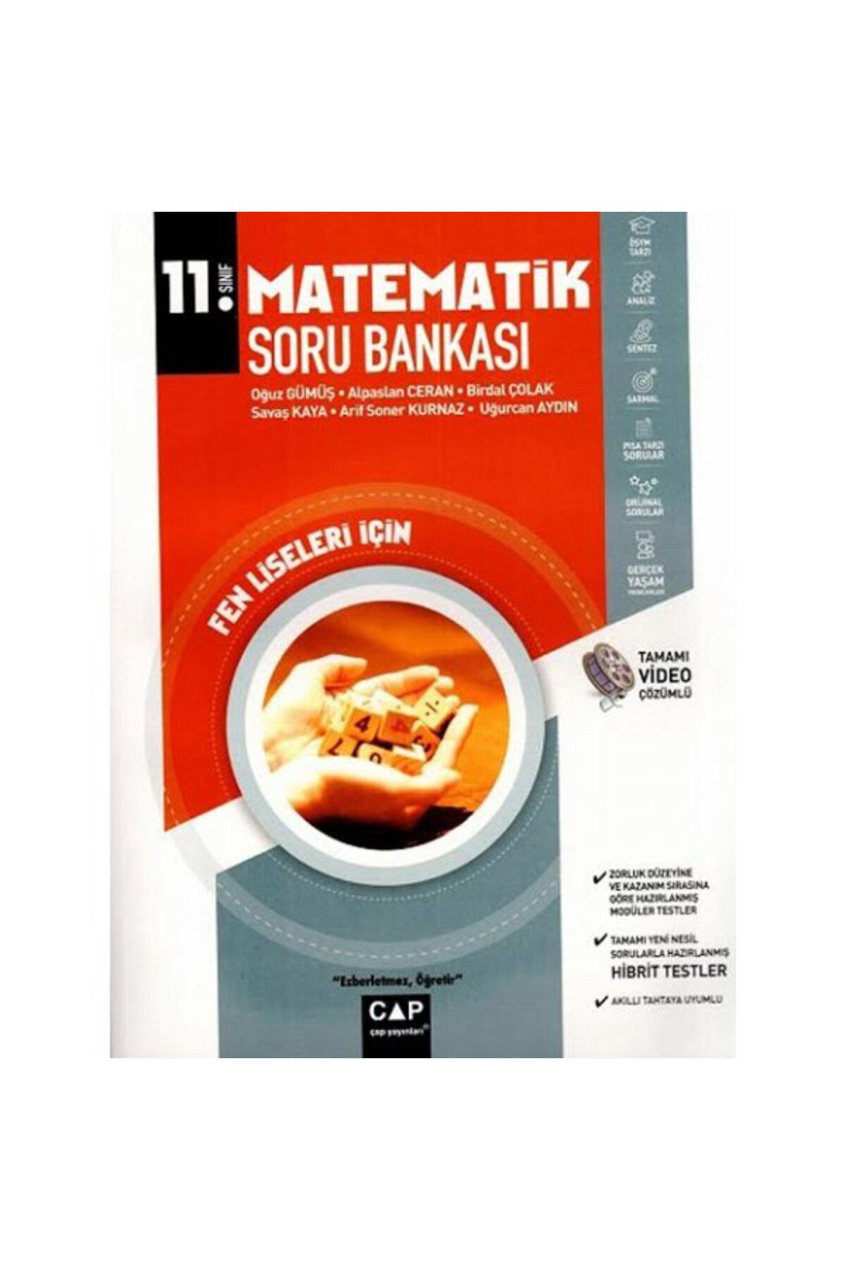 Çap Yayınları Çap 11. Sınıf Matematik Fen Lisesi Soru Bankası Parlayan Proje Ayraç Hediye