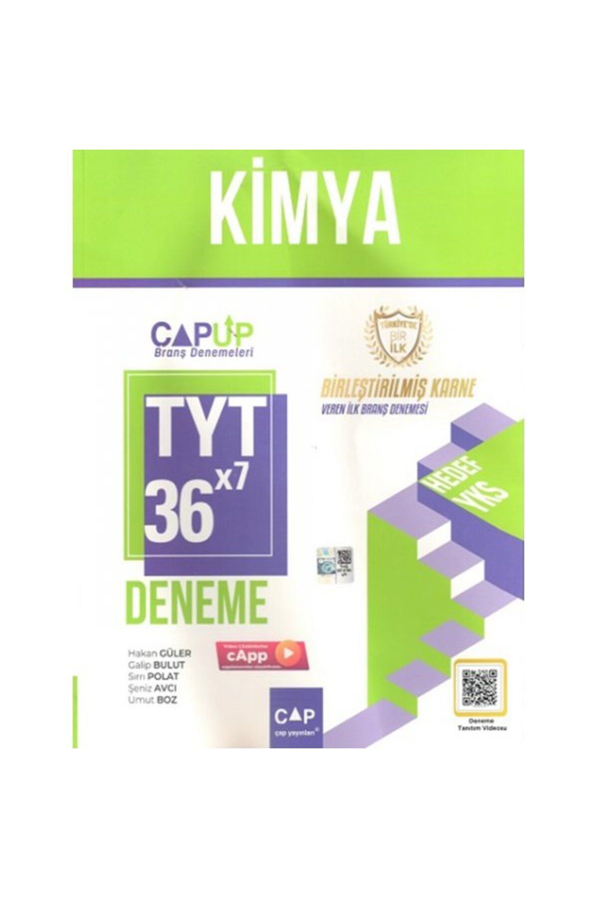 Parlayan Projeler Çap TYT Kimya 36 x 7 Up Deneme Parlayan Proje Ayraç Hediye