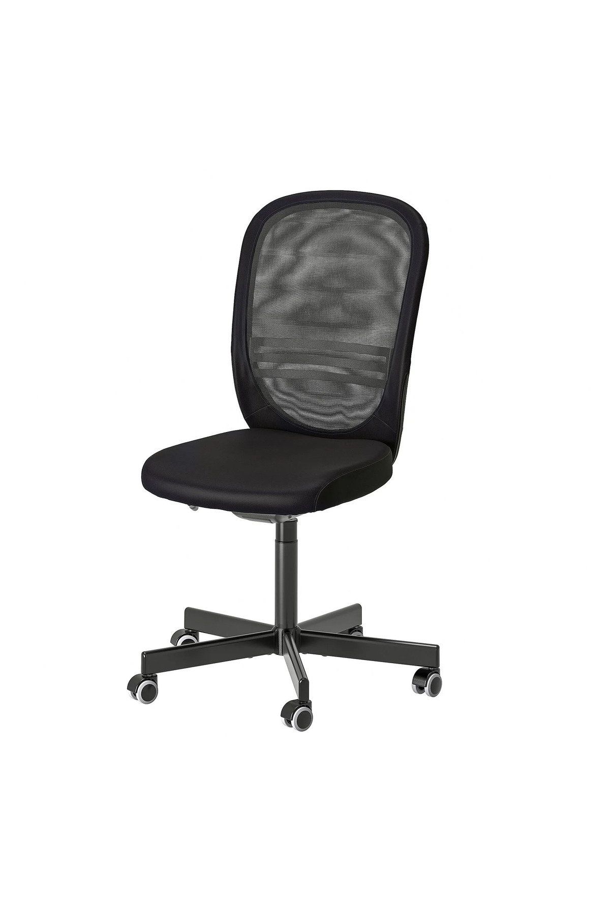 IKEA Çalışma Sandalyesi, Siyah, Kolçaksız, Oyuncu Sandalyesi, Ofis