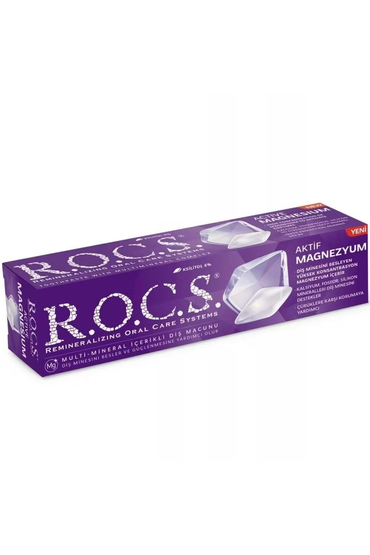 R.O.C.S. Rocs Aktif Magnezyum Diş Macunu 75 ml