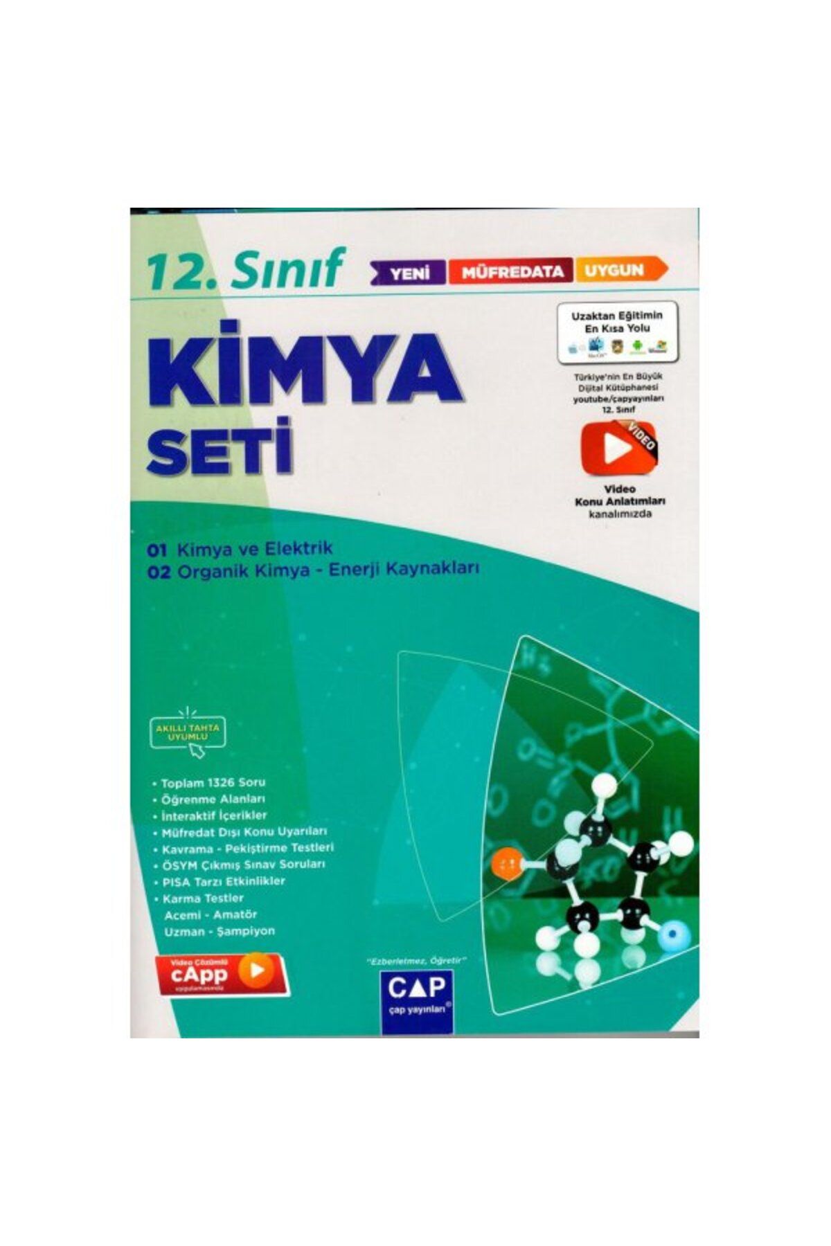 Çap Yayınları Çap 12. Sınıf Kimya Anadolu Seti Parlayan Proje Ayraç Hediye