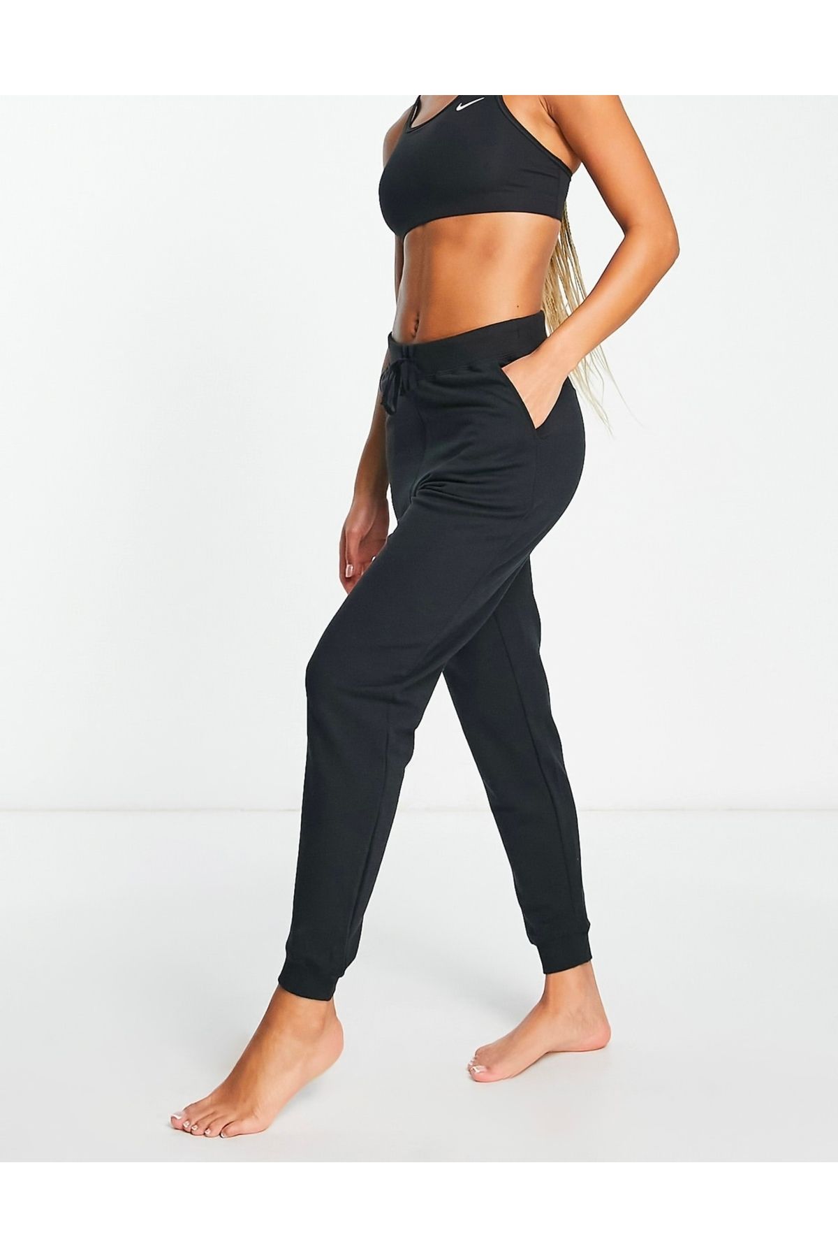 Nike-Yoga Luxe Jogger 7/8 Black Women's Sweatpants 1