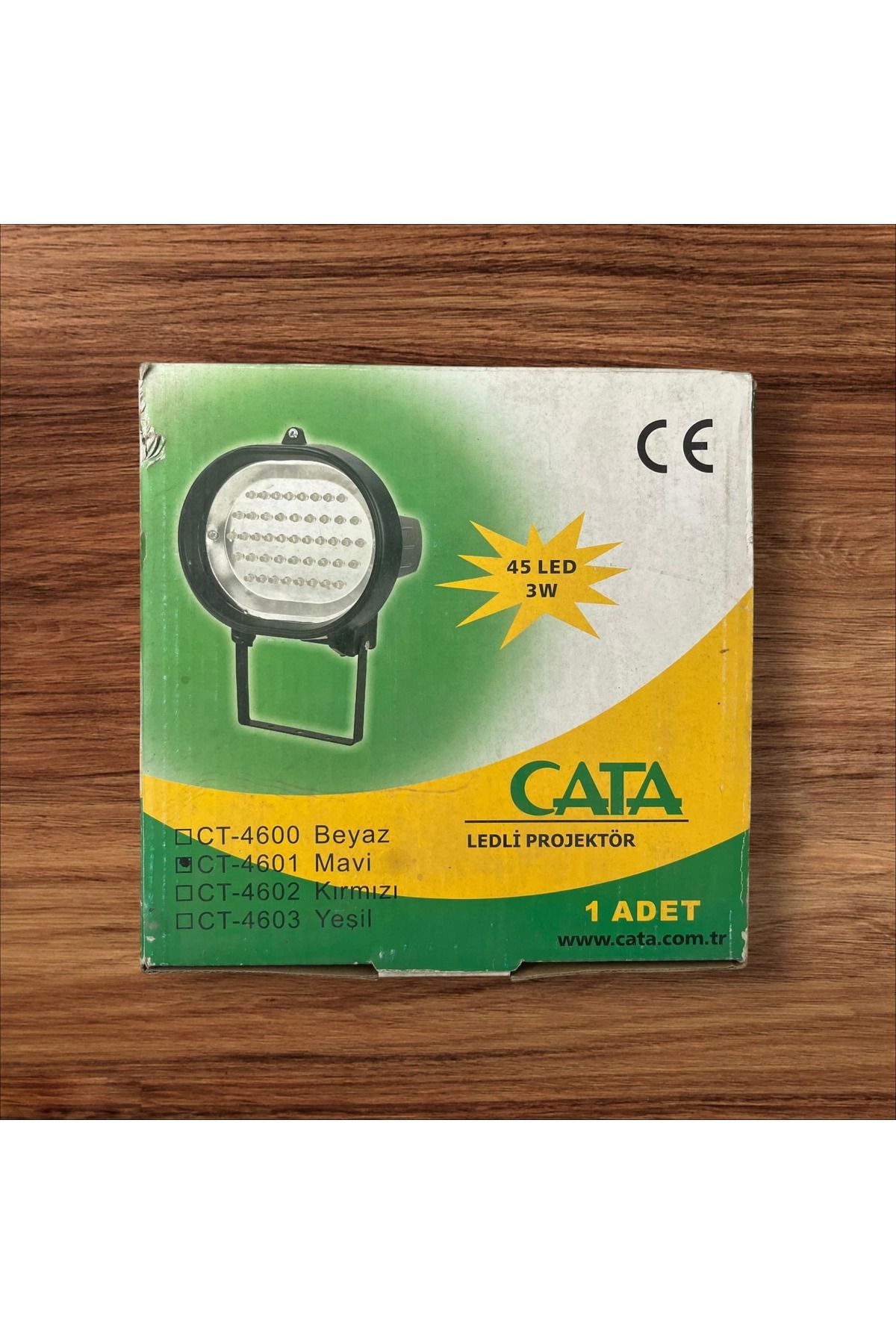 Cata 45X3W 45 LEDLİ MAVİ RENK LED PROJEKTÖR LAMBA