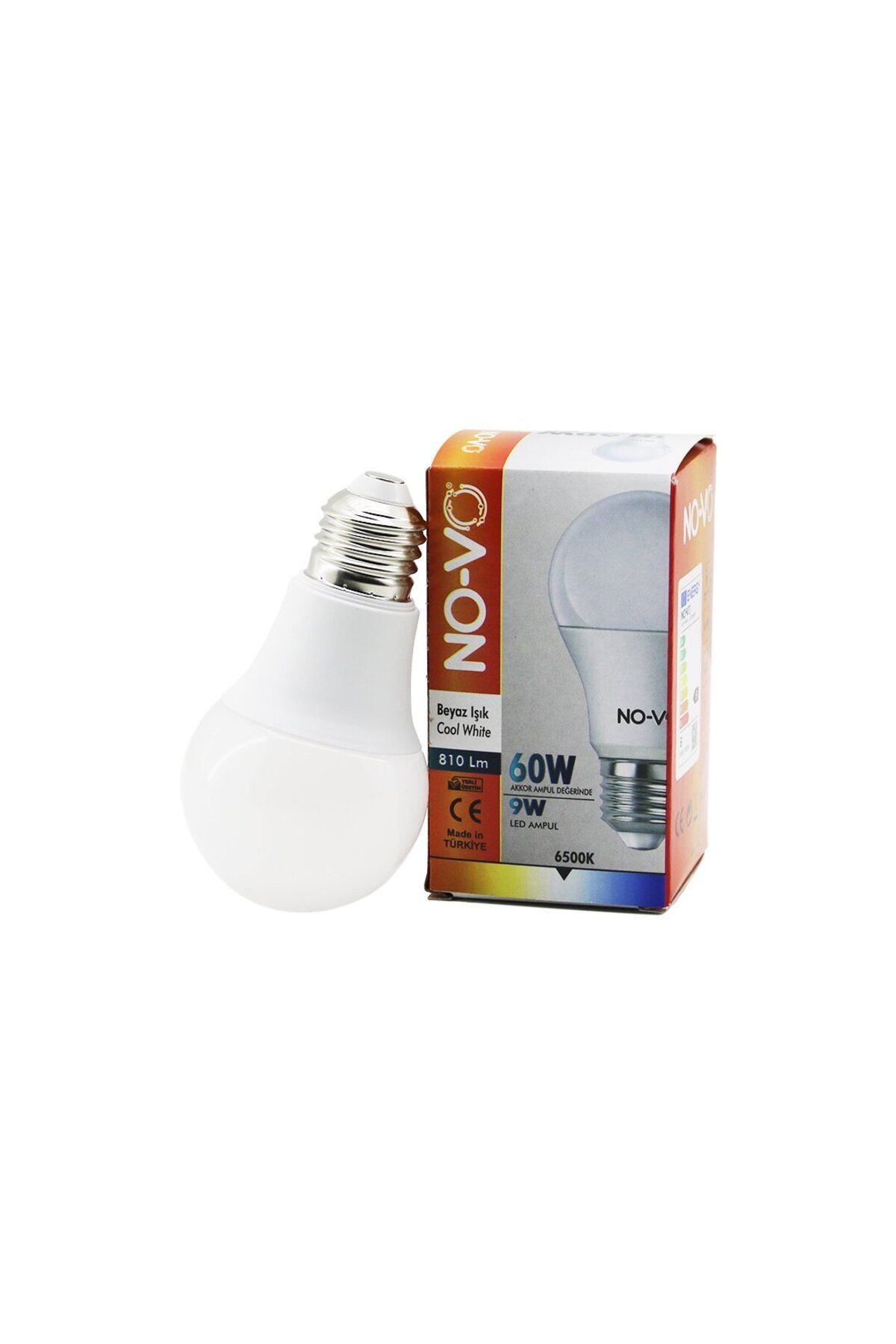 colezium NO-VO 9W=60W E27 BEYAZ LED AMPUL 6500K - 810Lm (4767)