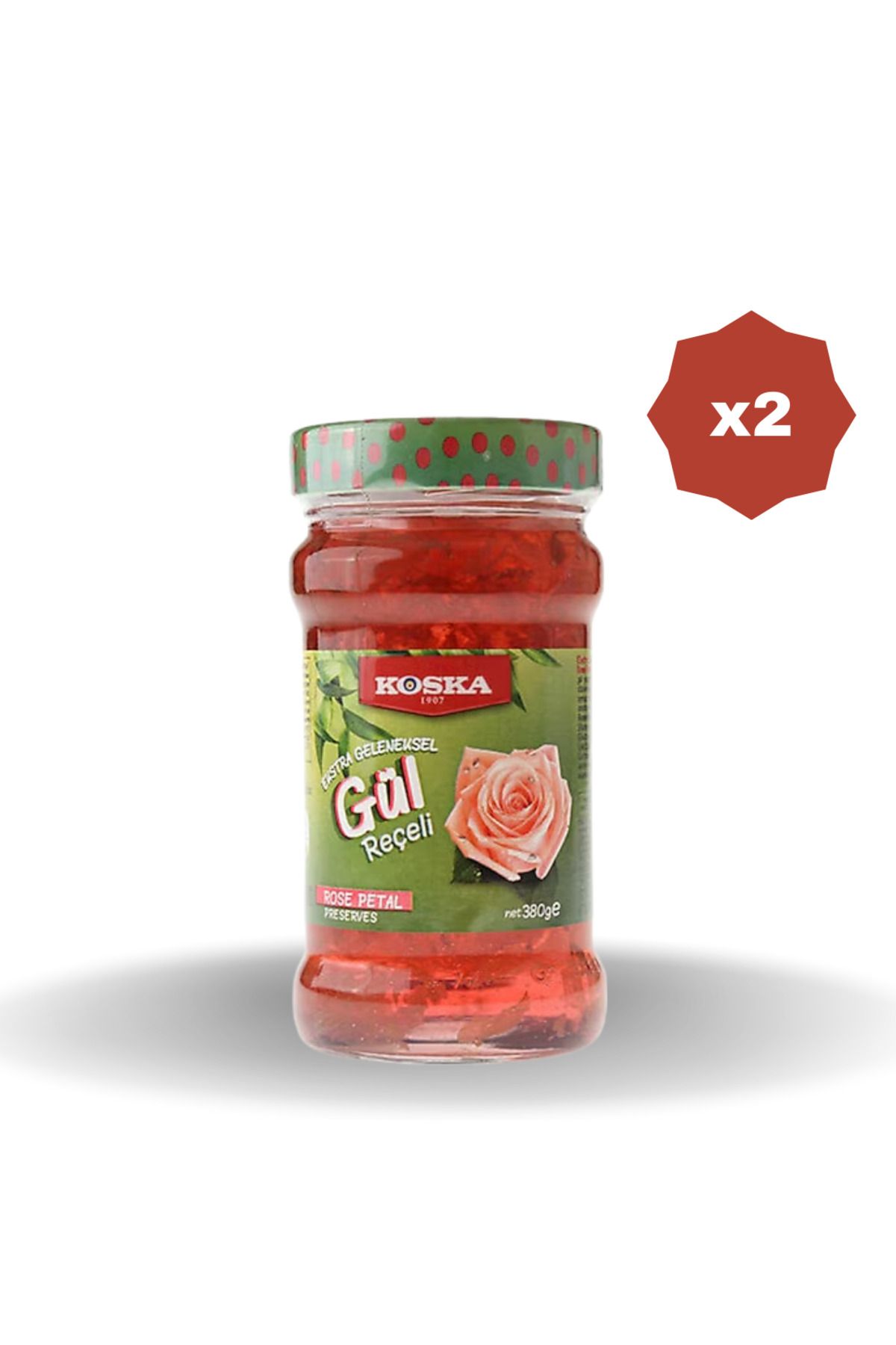 Koska GÜL REÇELİ 380 GR - (2 ADET)