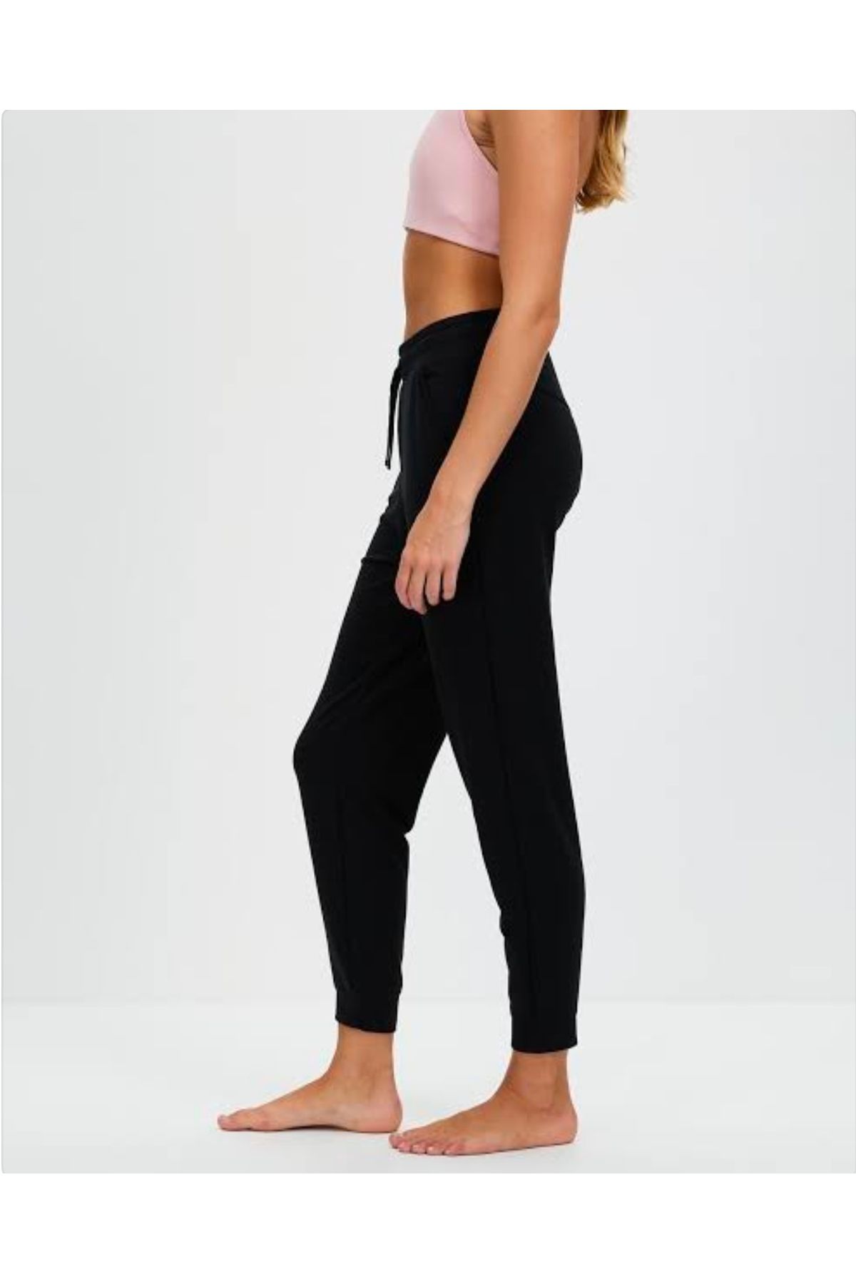 Nike-Yoga Luxe Jogger 7/8 Black Women's Sweatpants 7