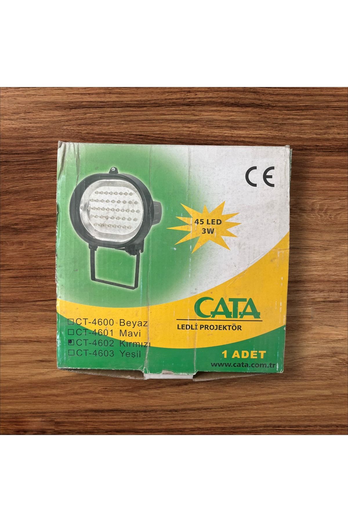 Cata 45X3W 45 LEDLİ KIRMIZI RENK LED PROJEKTÖR LAMBA