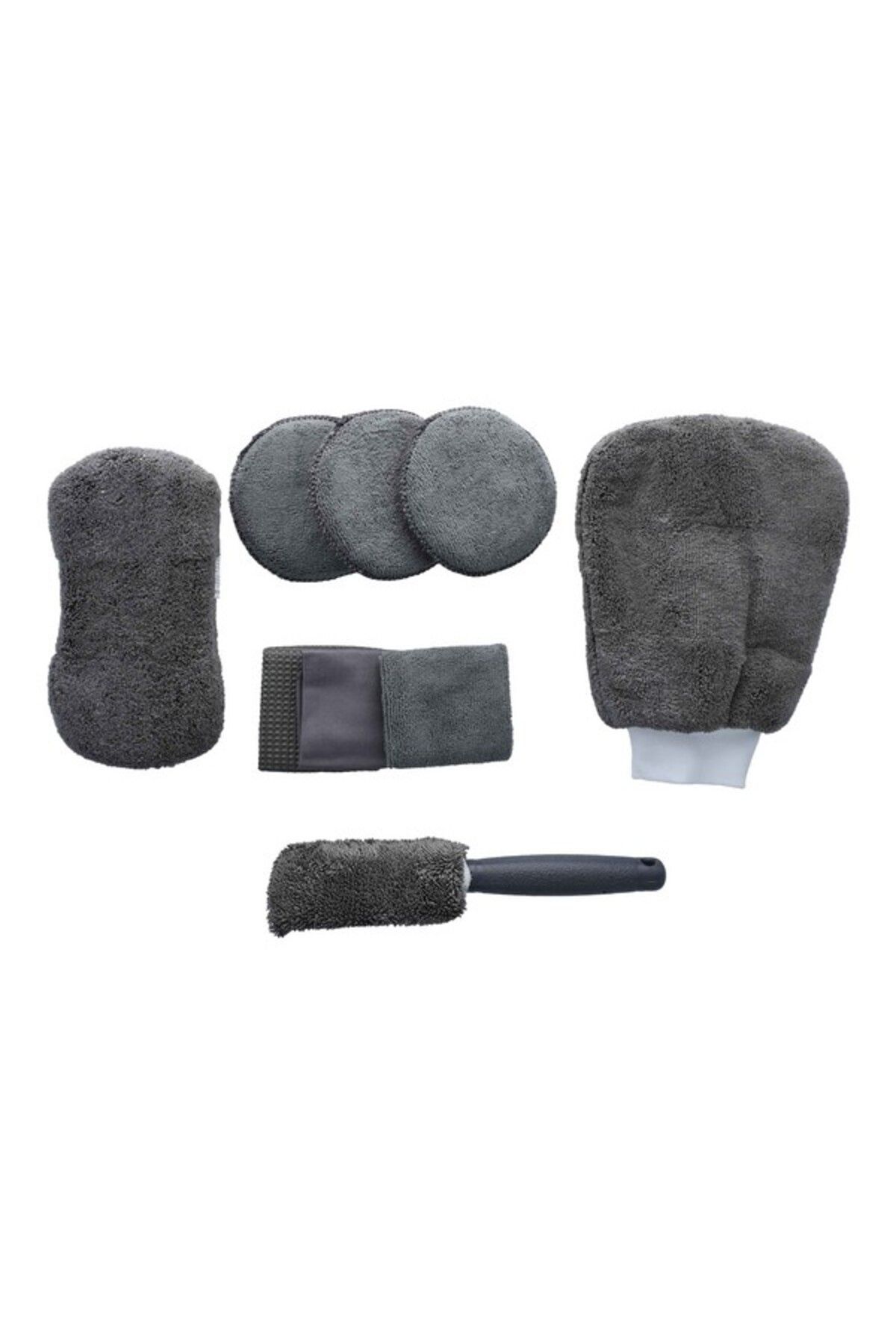AUTOSMART-9-Piece Soft Microfiber Scratch-Resistant Reusable Car Wash Kit with Storage Bag 1