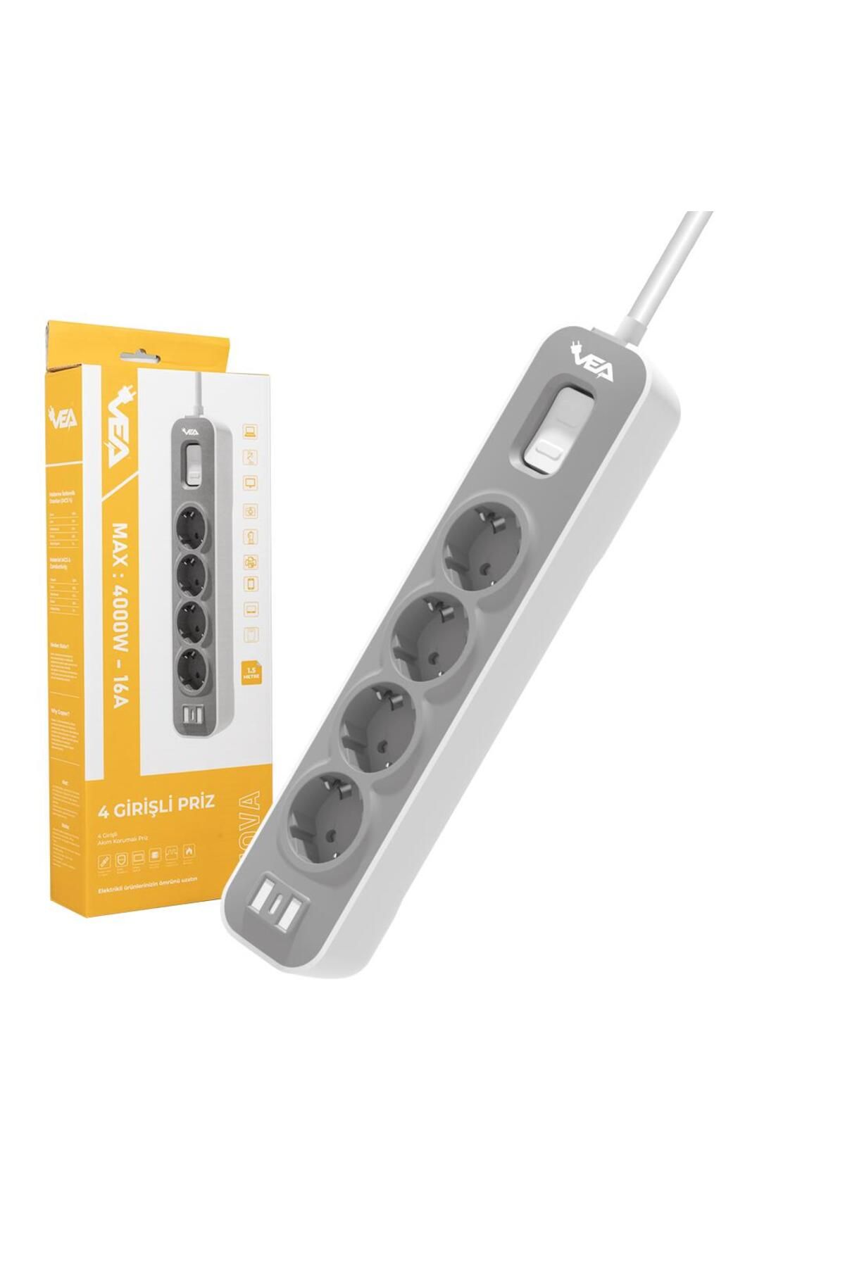 VEA-Ve-nova104 A Class 4-Plus Switched 1.5 Meter Current Protected Group Socket (MADE IN MALAYSIA) 4