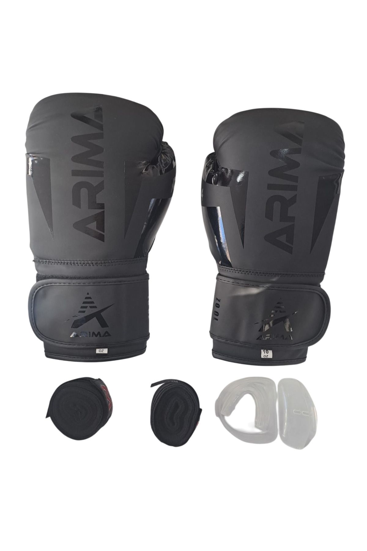 ARIMA Arıma Nova-4 Shadow Gölge Boks Kickboks Muaythai Eldiveni + Bandaj + Dişlik Set