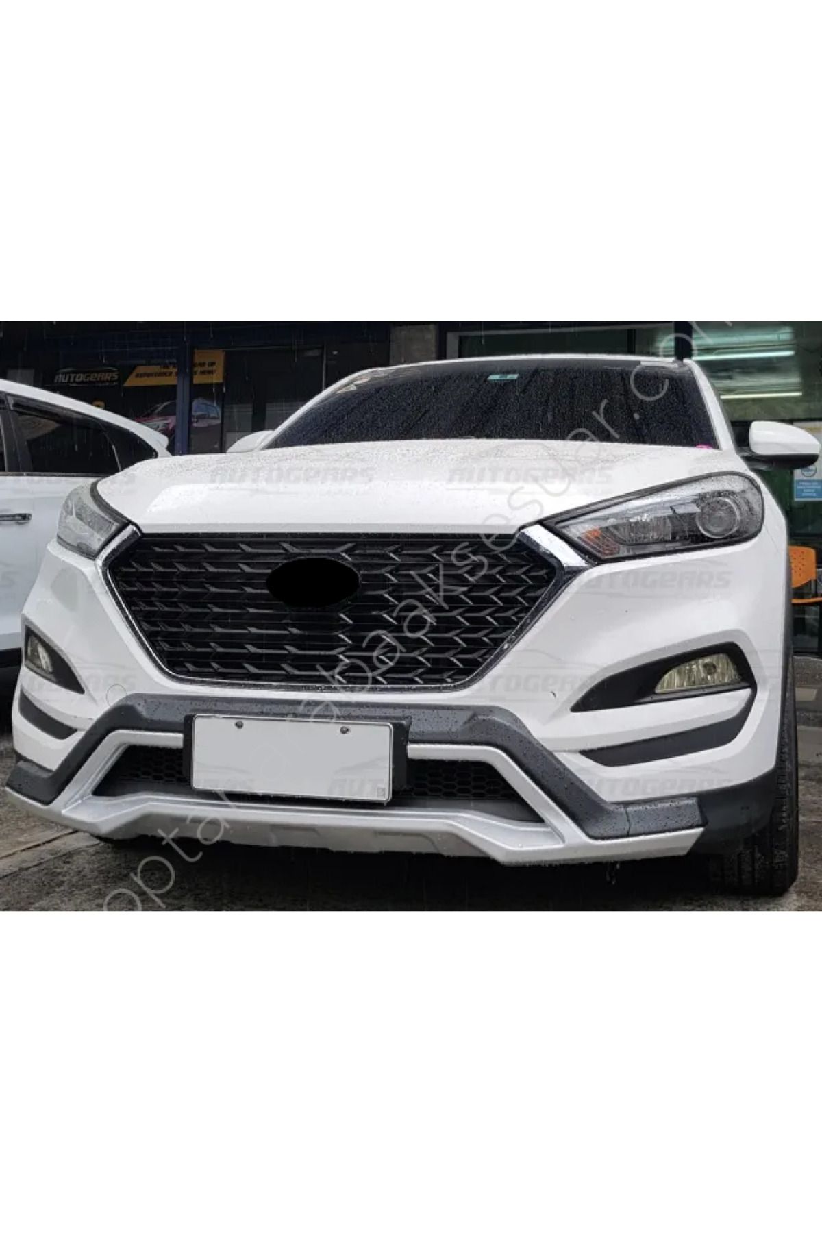 BoostZone Hyundai Tucson 2015-2018 Krom Çerçeveli Ön Panjur (logosuz)