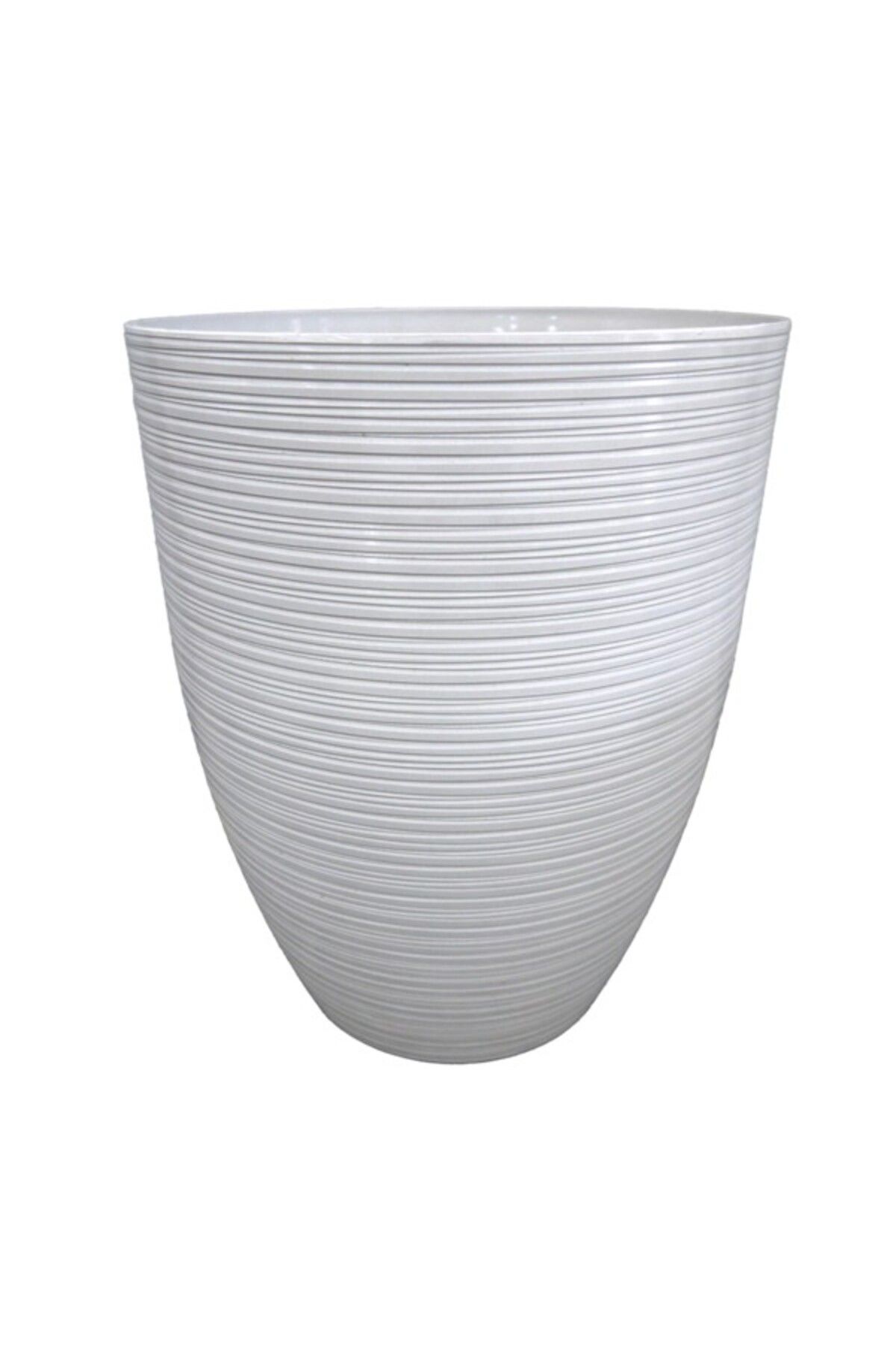 SERENE-Durable and Elegant Design Round Resin Planter 1