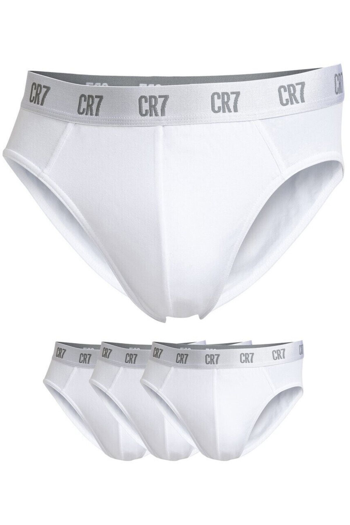 CR7-Mens Main Basic, Brief, 3-pack Pure Cotton 2