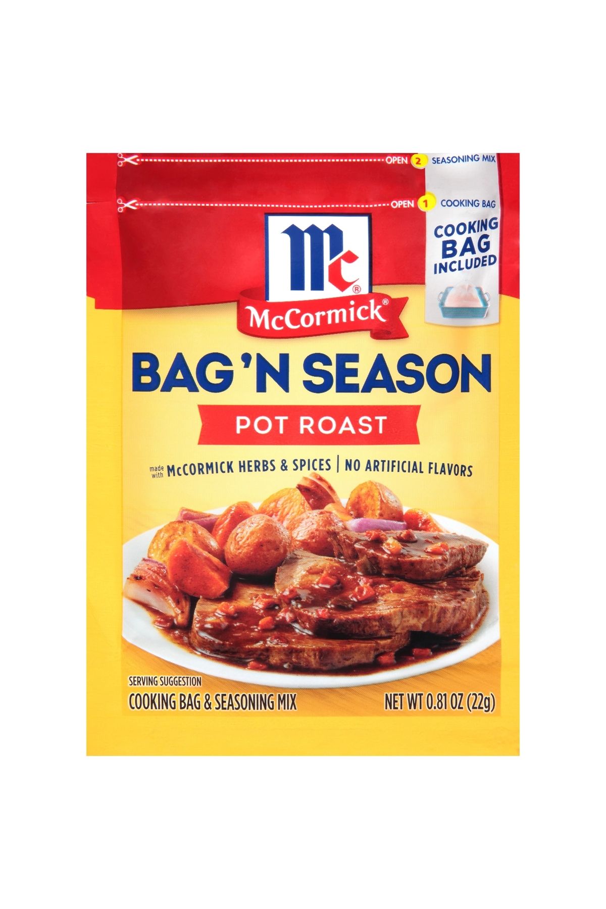 McCormick Bag'n Season Pot Roast 22 gr