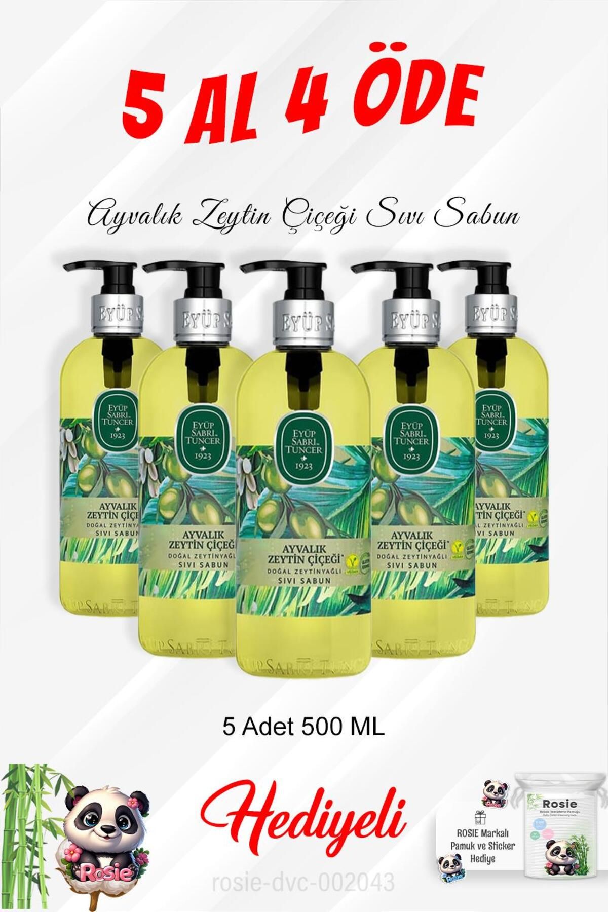 صابون مایع شکوفه زیتون Ayvalık 500 میلی لیتر خرید 5 4 و رزی پاموک Eyüp Sabri Tuncer