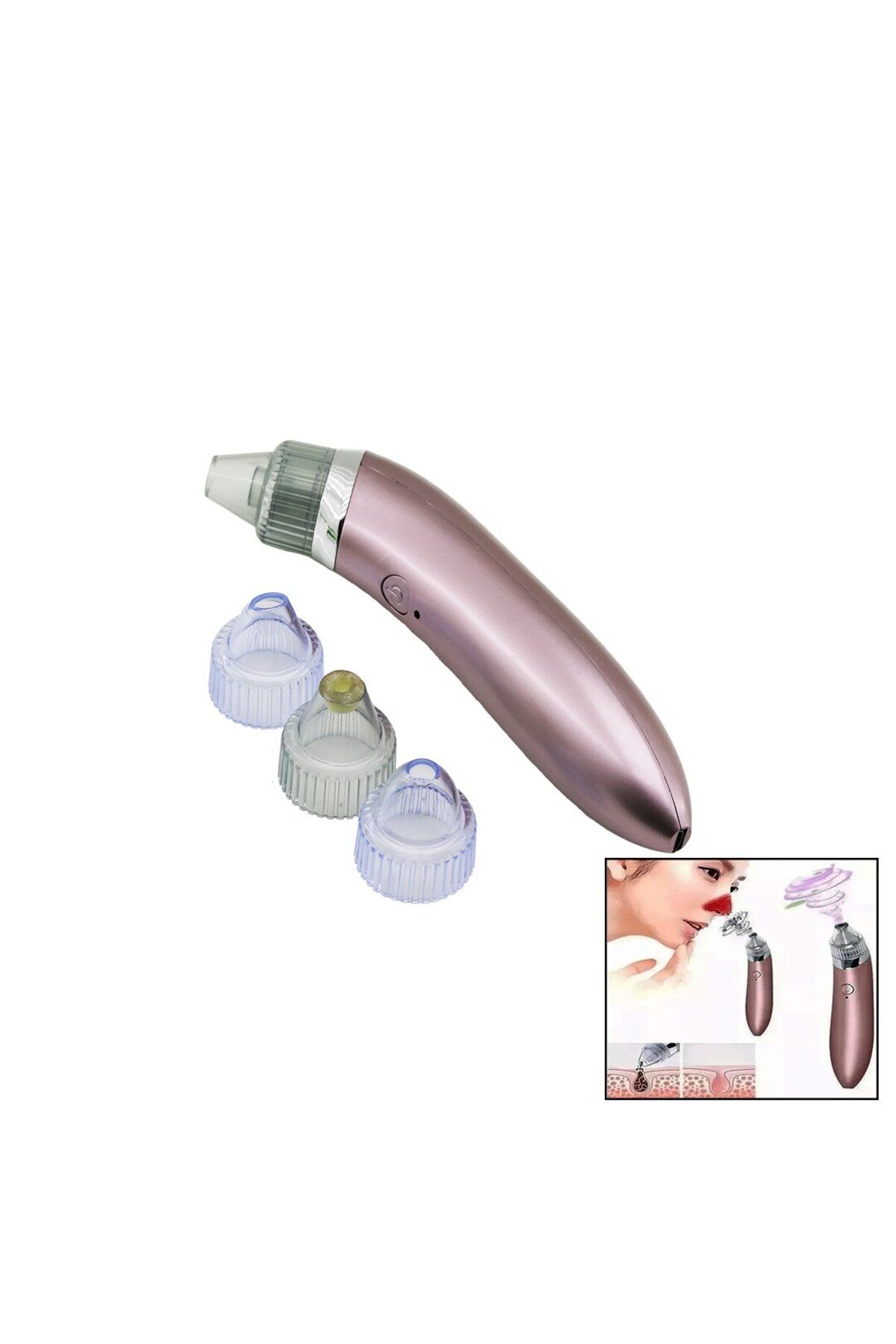 mrpurple CİLT BAKIM ALETİ VAKUMAKNE GÖZENEK TEMİZLEME - ÇIKARMAUSB ŞARJ- 4BA? - PRP3089-4584