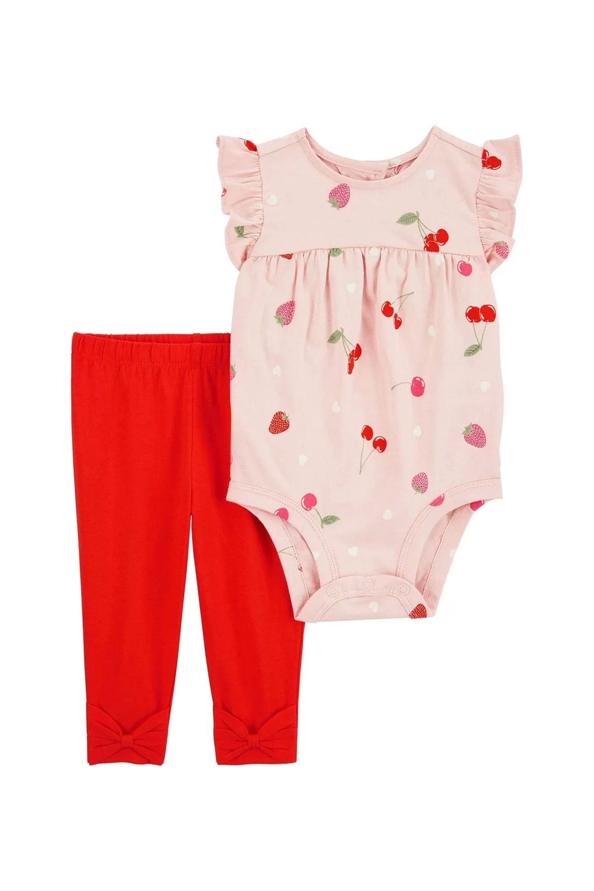 belle vista Kız Bebek Body Pantolon Set Karışık Renkli