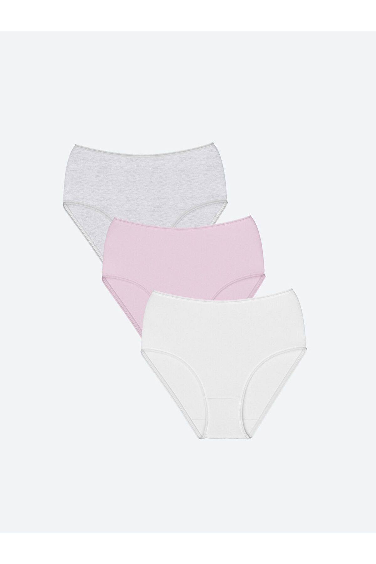 LC Waikiki Yeni Sezon Duz Klasik Kulot 3'lu Paket - S50645Z8
