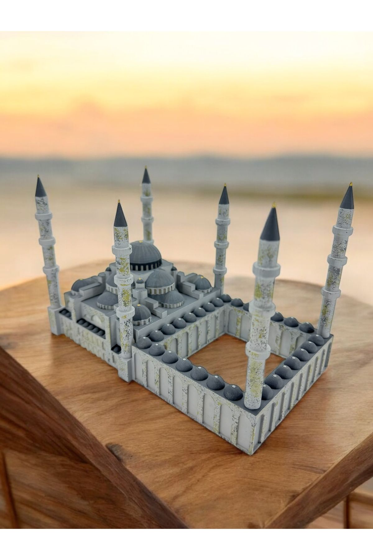 shop 3D Süleymaniye Camii Maketi - Dekoratif El Yapımı Model (15x25 cm)